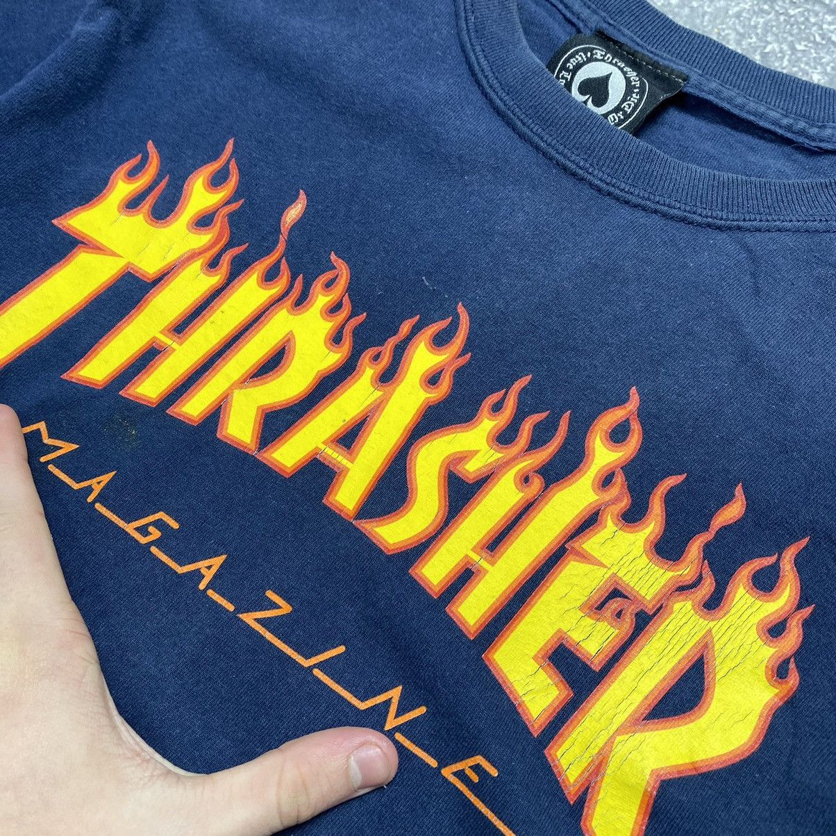 Thrasher Vintage Thrasher Magazine Basic Big logo sk8 tee Size US S / EU 44-46 / 1 - 3 Thumbnail