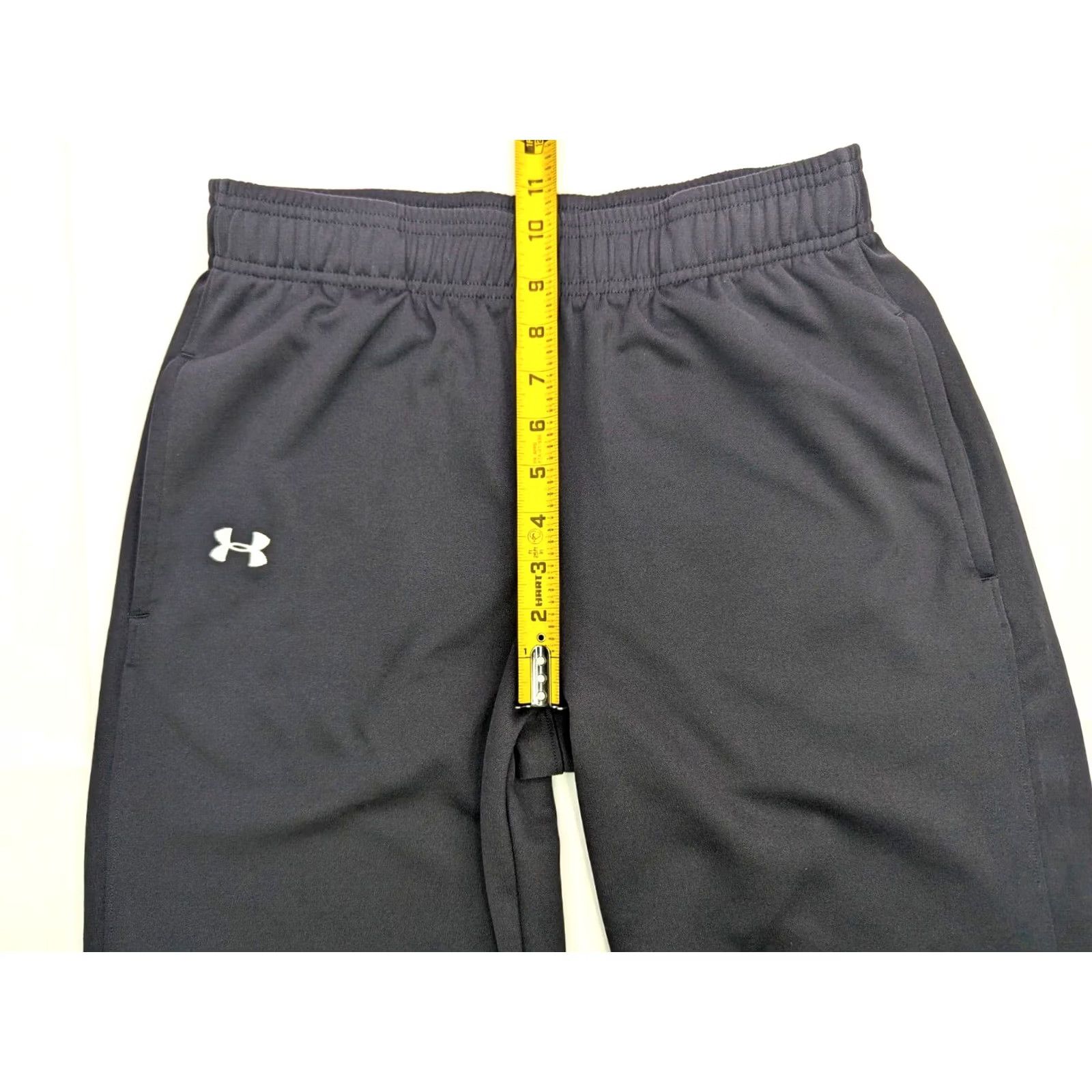 Under Armour Under Armour All Season Gear Pants Women S 28x29 Knit Black Loose Drawstring Elastic Waist Sports Gear Size 28" / US 6 / IT 42 - 3 Thumbnail