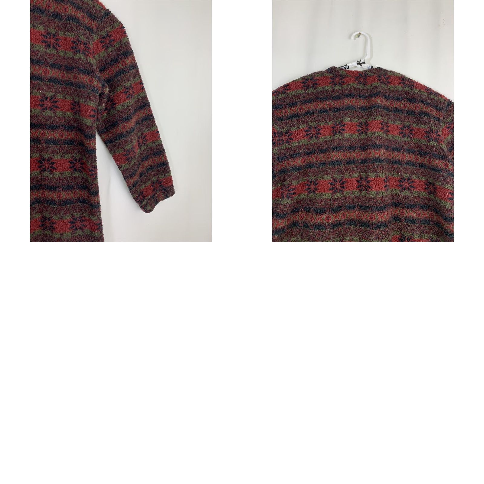 Vintage Woolrich Mens Sweater M Red Green Made in USA Rugged Outdoor Wear Pullover Mens Family US Theme Size US M / EU 48-50 / 2 - 9 Thumbnail