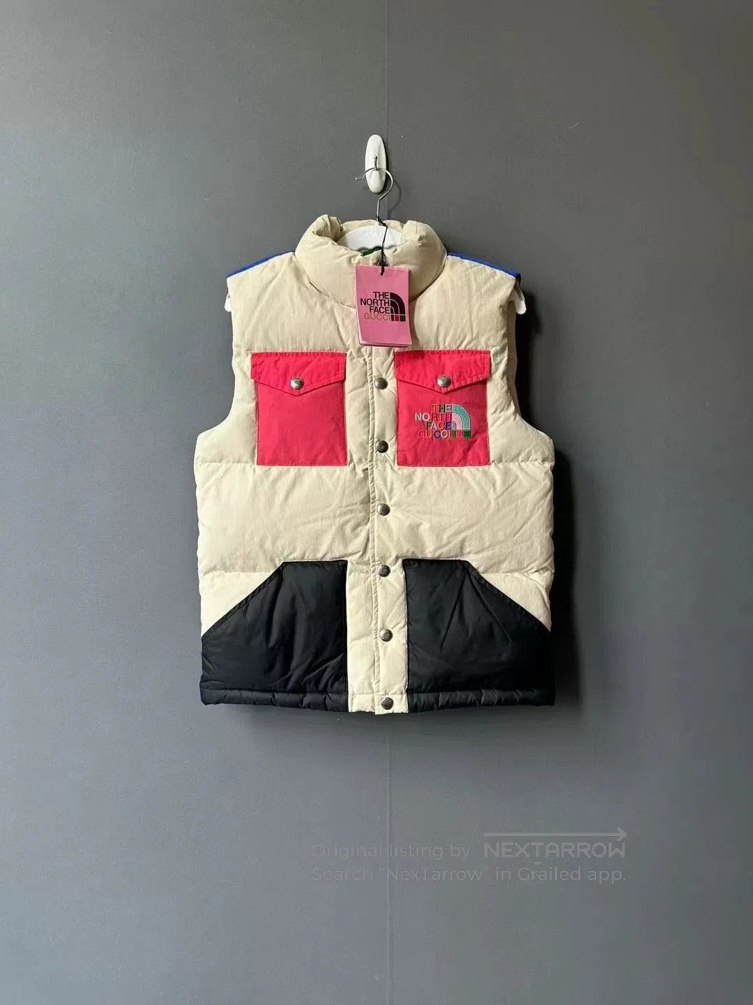 Gucci gucci tnf beige patchwork down vest. Size US XS / EU 42 / 0 - 1 Thumbnail
