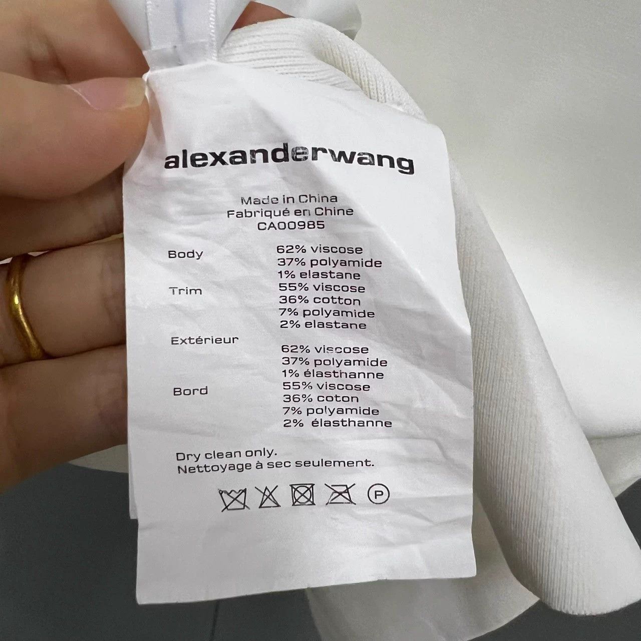 Alexander Wang Alexander Wang women's white cami dress L 95% new Size L / US 10 / IT 46 - 4 Thumbnail