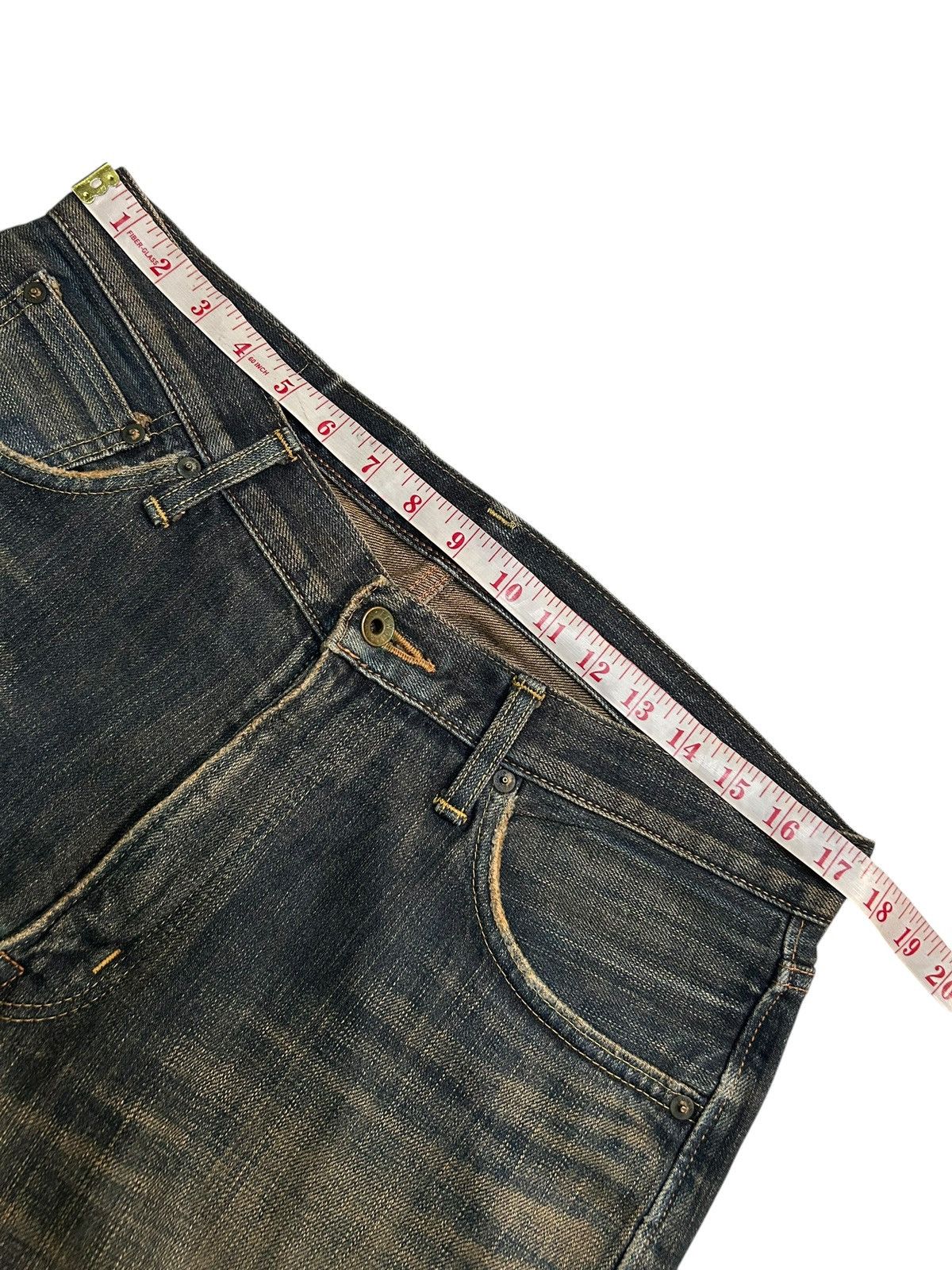 Japanese Brand × Kapital × Vintage Edwin Selvedge Rusty Vintage Japanese Denim Jeans Size US 35 - 12 Thumbnail