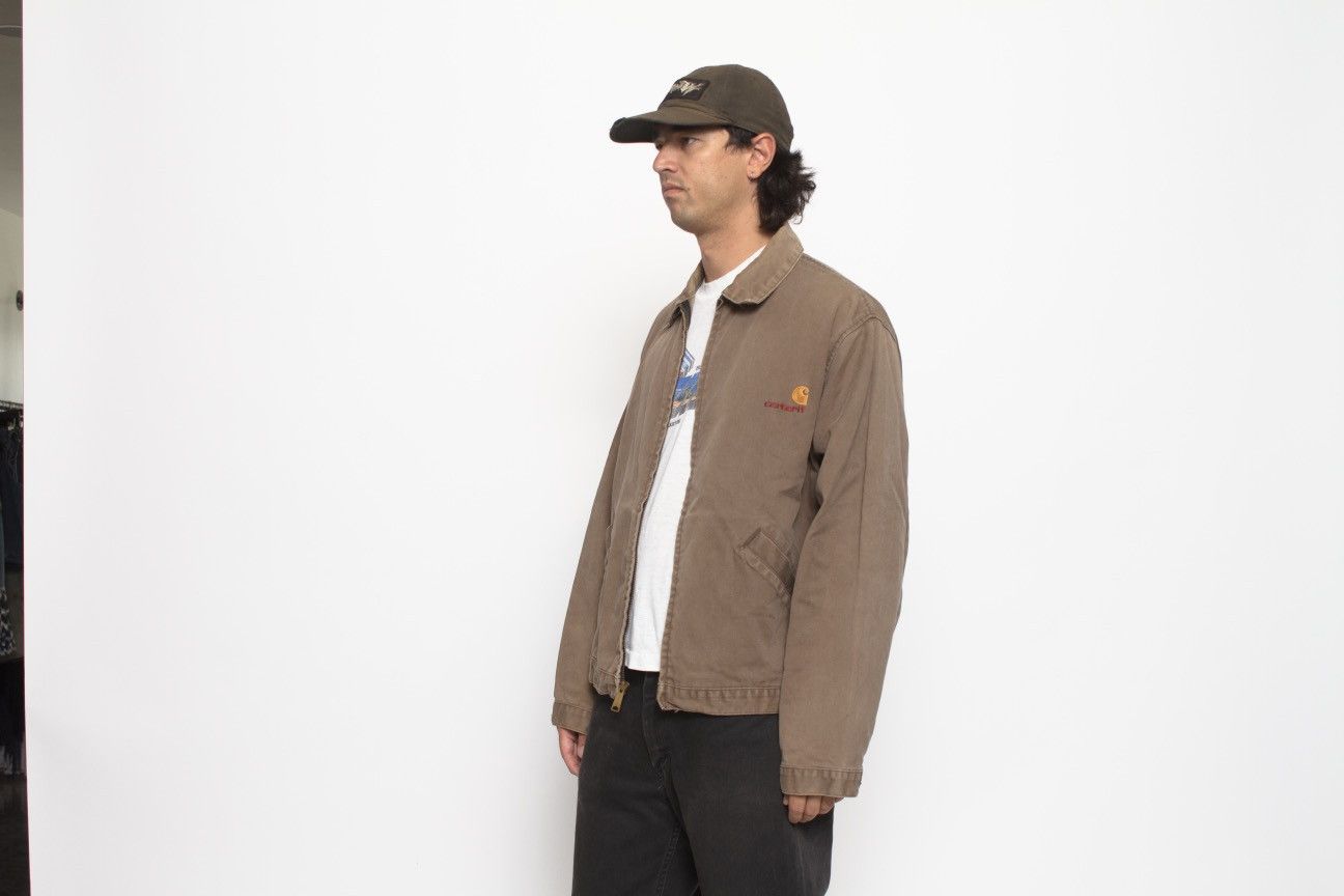 Carhartt BROWN ZIP UP WORKWEAR JACKET BY CARHARTT Size US XL / EU 56 / 4 - 2 Thumbnail