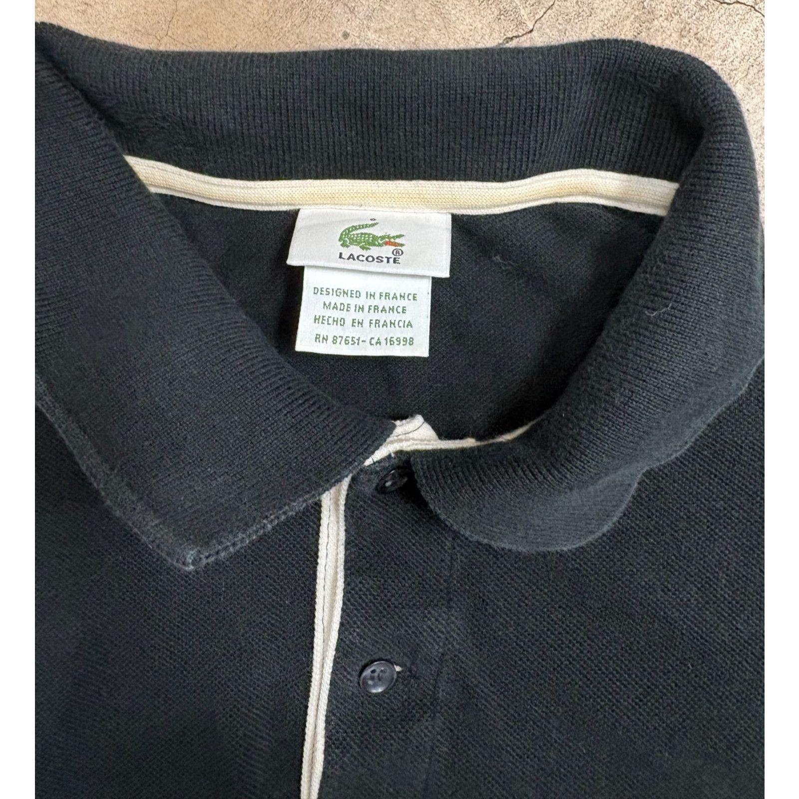 Lacoste Vintage Lacoste Golf Black Polo Shirt Mens XL Pocket Croc Size US XL / EU 56 / 4 - 3 Thumbnail