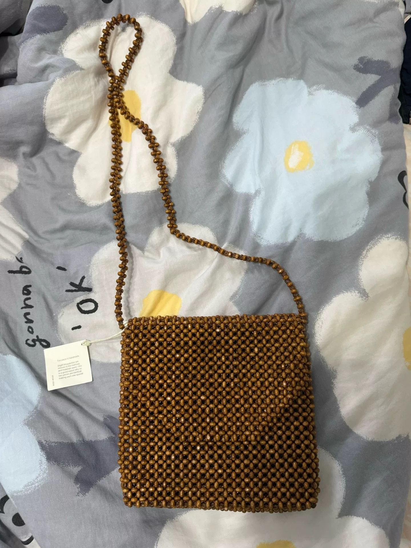 Handwoven Beaded Shoulder Bag from Ancan