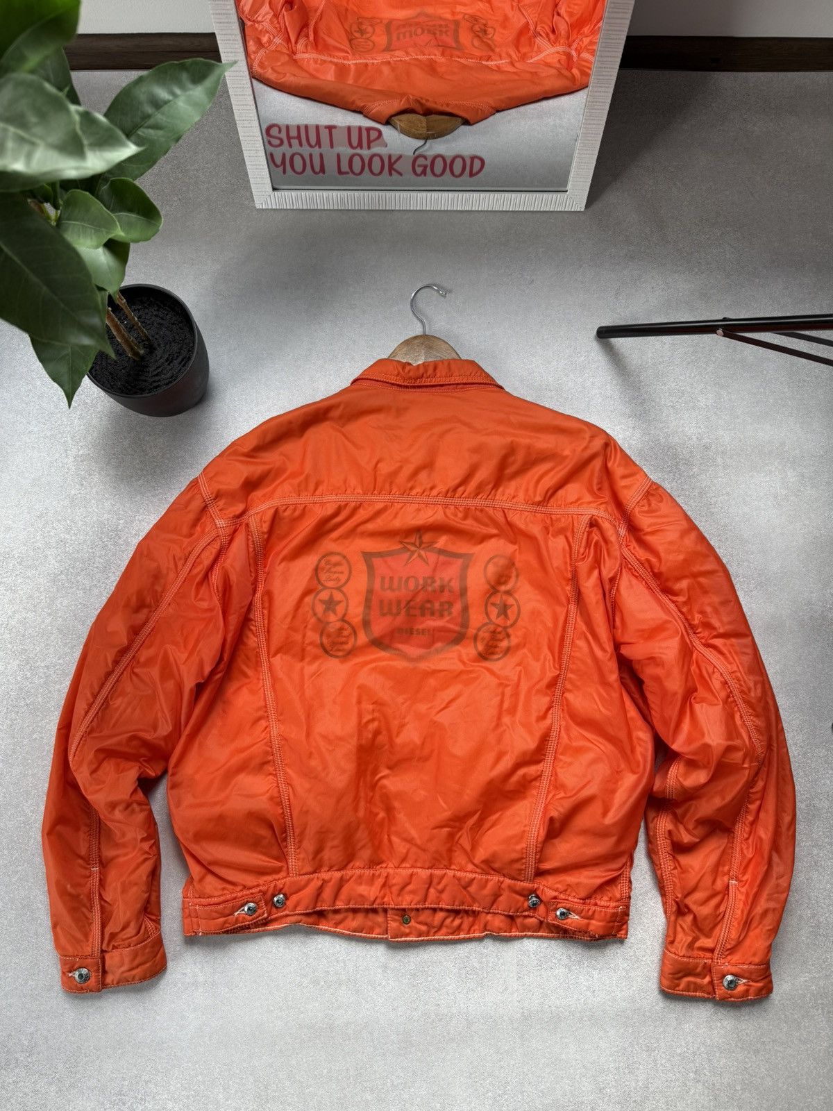 Diesel Vintage Diesel Work Wear Bomber Jacket Polyamide 90s Men’s Size US XL / EU 56 / 4 - 11 Thumbnail