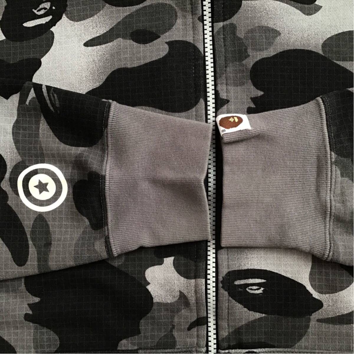Bape 💫Glow in the dark💫 Grid camo shark full zip hoodie APE Size US L / EU 52-54 / 3 - 7 Thumbnail