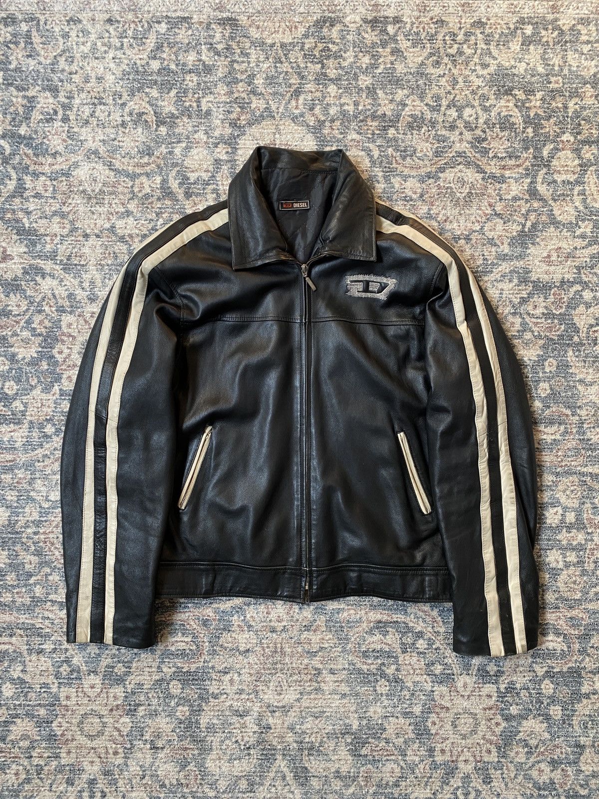 vintage archive leather jacket