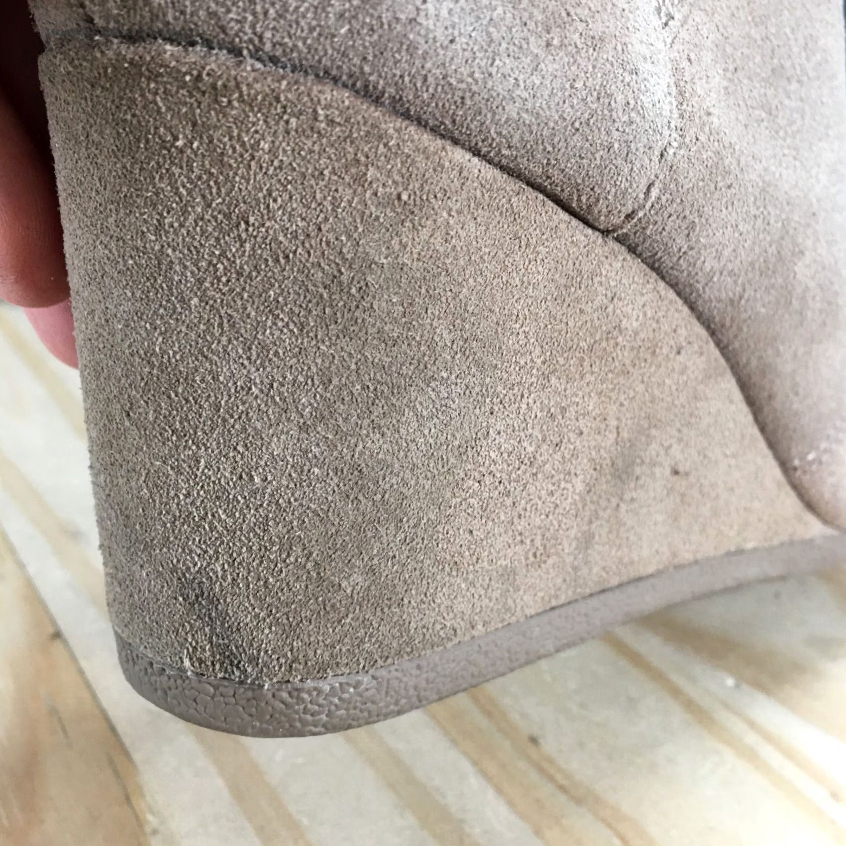 Toms TOMS Boots Womens 8 Black Kayley Wedge Chelsea Brown Suede Ankle Booties Casual - Boots - Women - Brown - Suede - Wedge - Chelsea - Casual Size US 8 / IT 38 - 7 Thumbnail