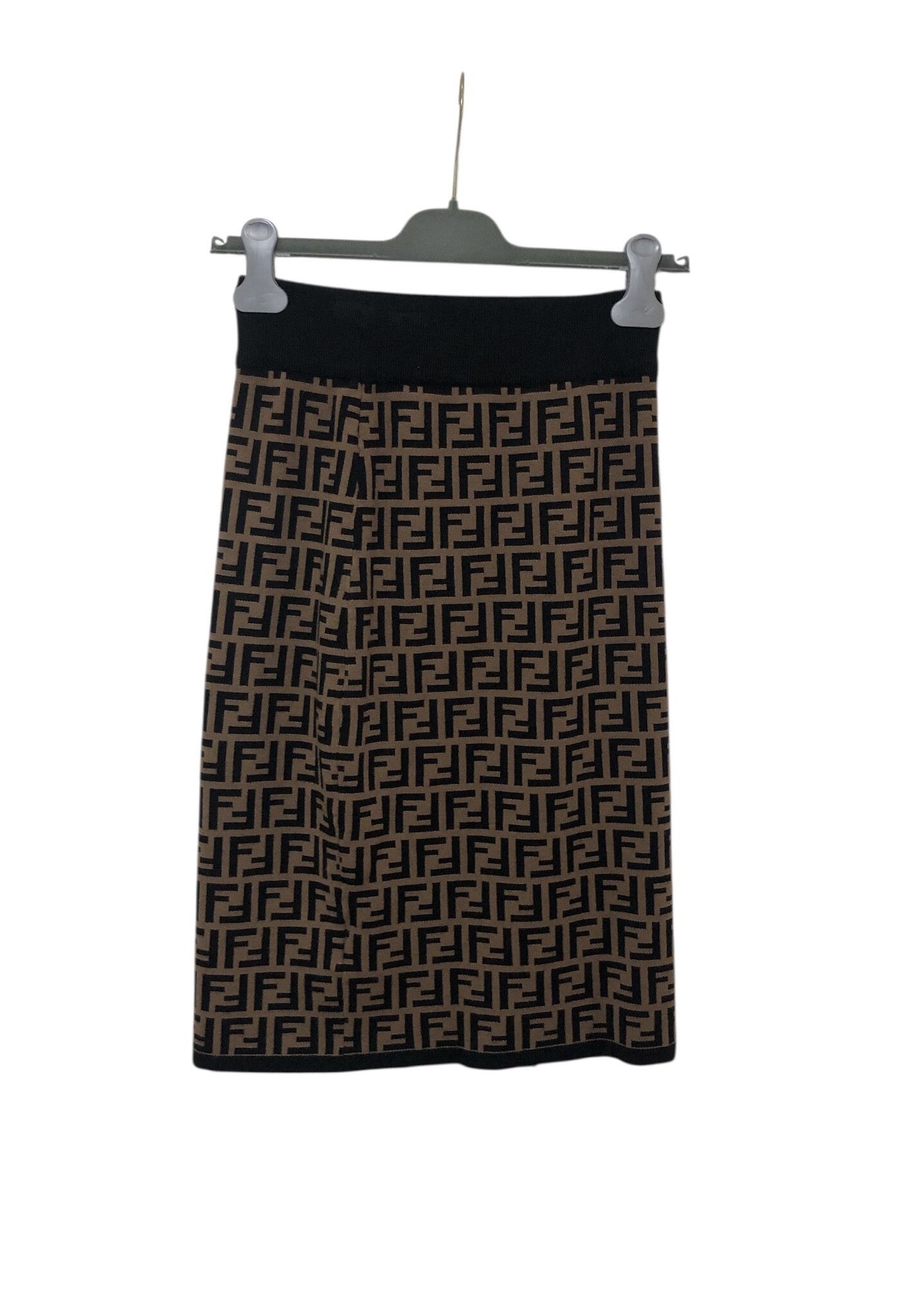 Fendi Fendi Monogram Stretchable Midi Skirt Size 27" / US 4 / IT 40 - 2 Thumbnail