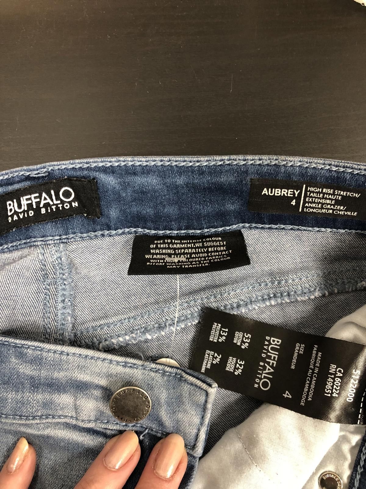 Buffalo David Bitton Buffalo David Bitton Aubrey High Rise Jeans - Light Wash Size 27" / US 4 / IT 40 - 4 Thumbnail