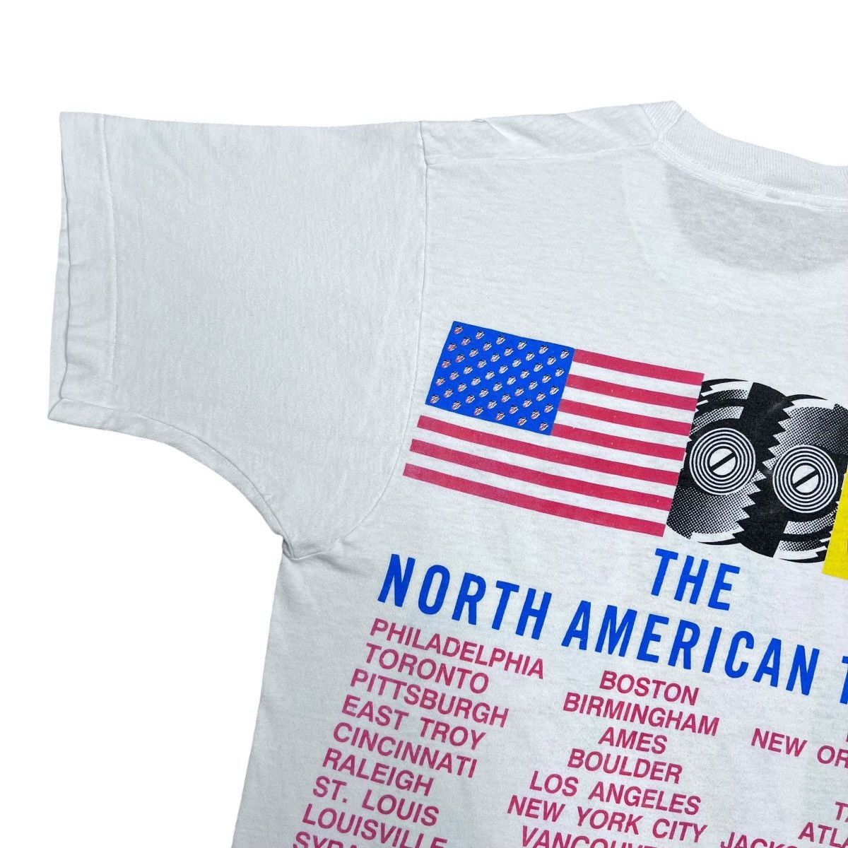 Band Tees Vintage 1989 The Rolling Stones Steel Wheels Tour Band Tee Size US M / EU 48-50 / 2 - 12 Thumbnail