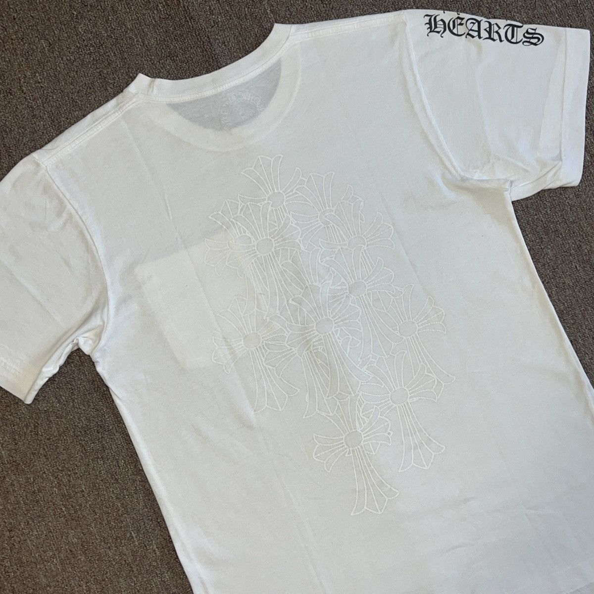 Chrome Hearts × Vintage *Rare* Chrome Hearts Cross Tee Size US S / EU 44-46 / 1 - 4 Thumbnail