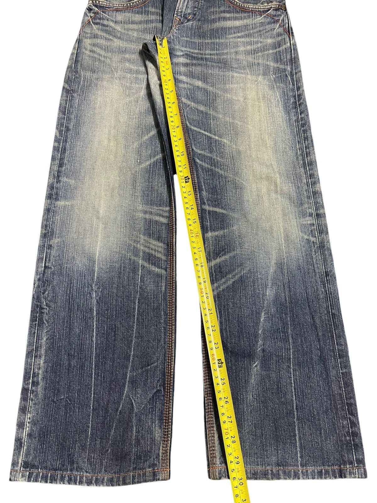 Edwin Edwin XV Exclusive Vintage Blue Faded Wash Baggy Jeans Size US 30 / EU 46 - 13 Thumbnail