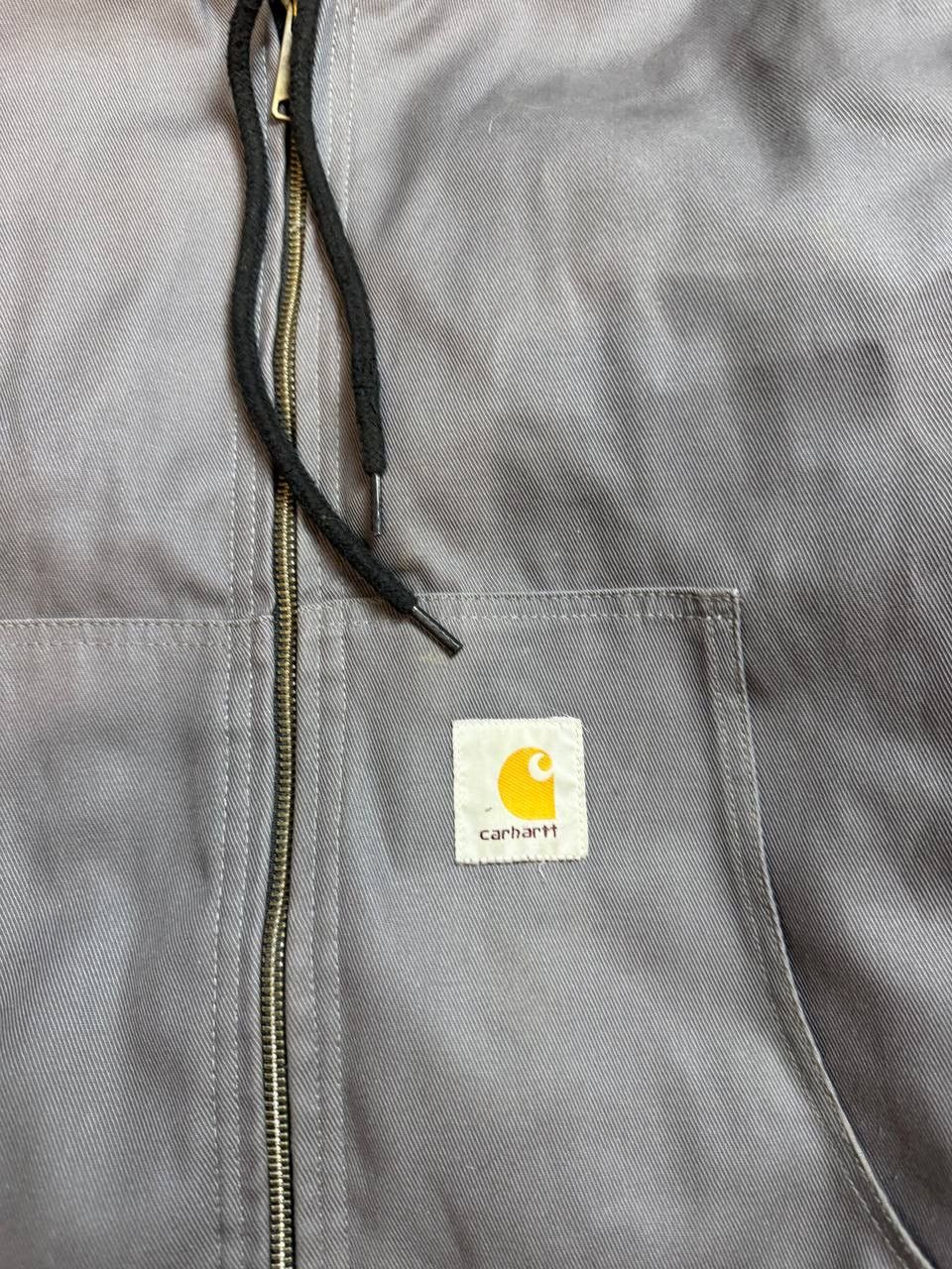 Carhartt Wip Vintage y2k Carhartt Wip Active Bermuda Gray Bomber Jacket Size US M / EU 48-50 / 2 - 2 Thumbnail