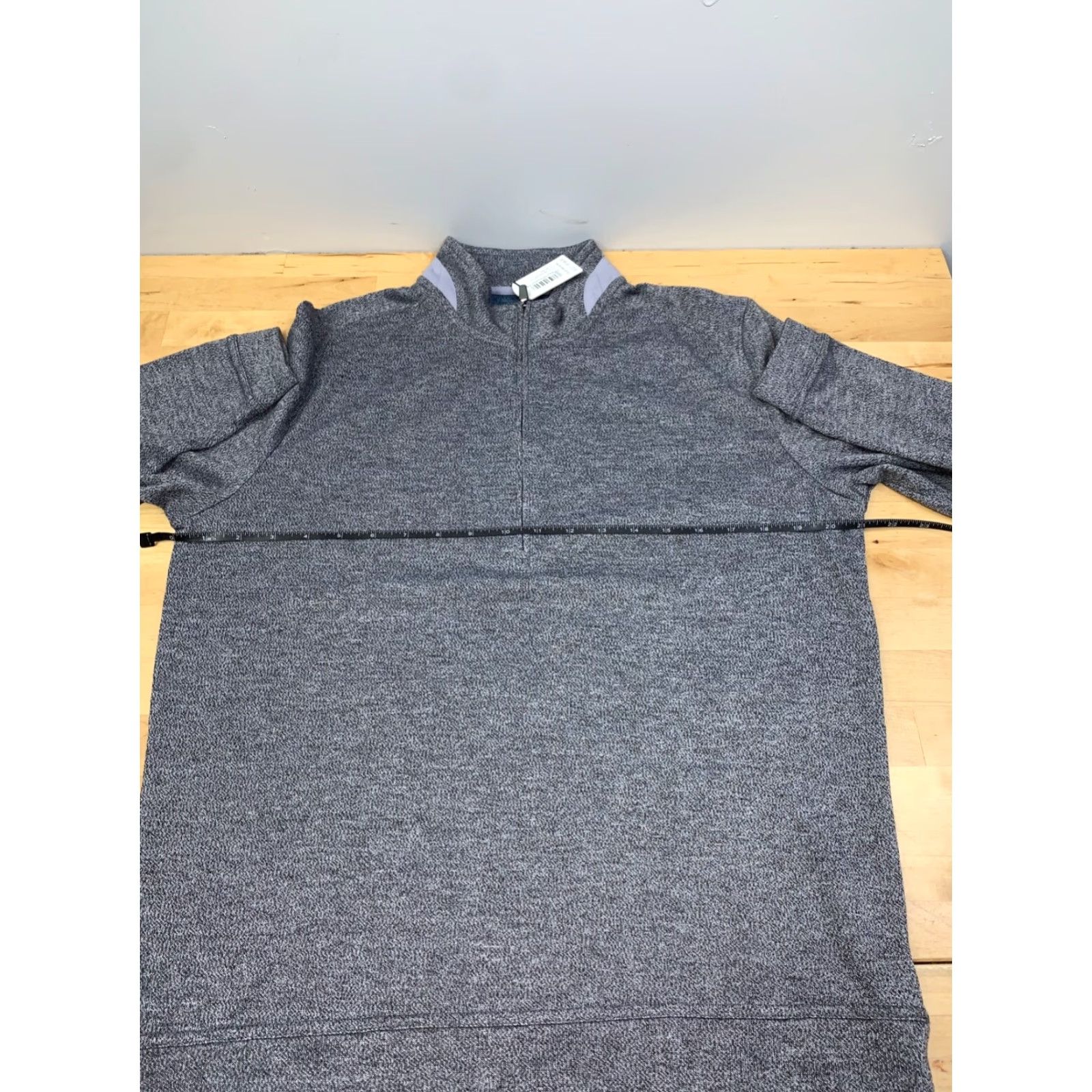 johnnie-O Johnnie O Reflex 1/4 Zip Pullover Seal Gray Mens M Sweater Casual Size US M / EU 48-50 / 2 - 5 Thumbnail