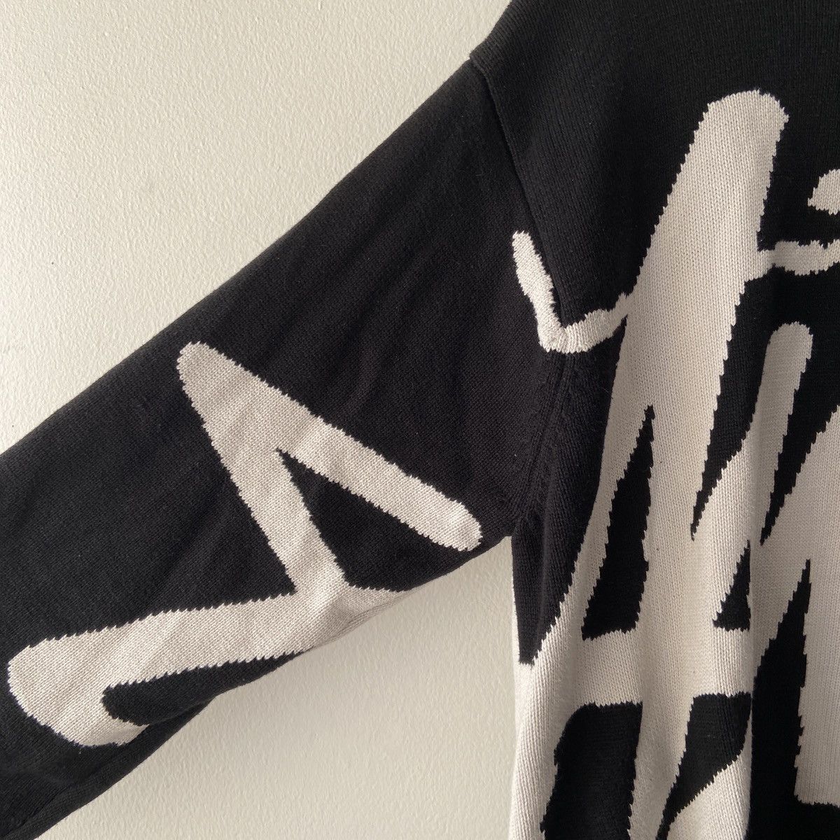 Stussy Rare! STUSSY STOCK KNIT SWEATER - BLACK Size US L / EU 52-54 / 3 - 5 Thumbnail