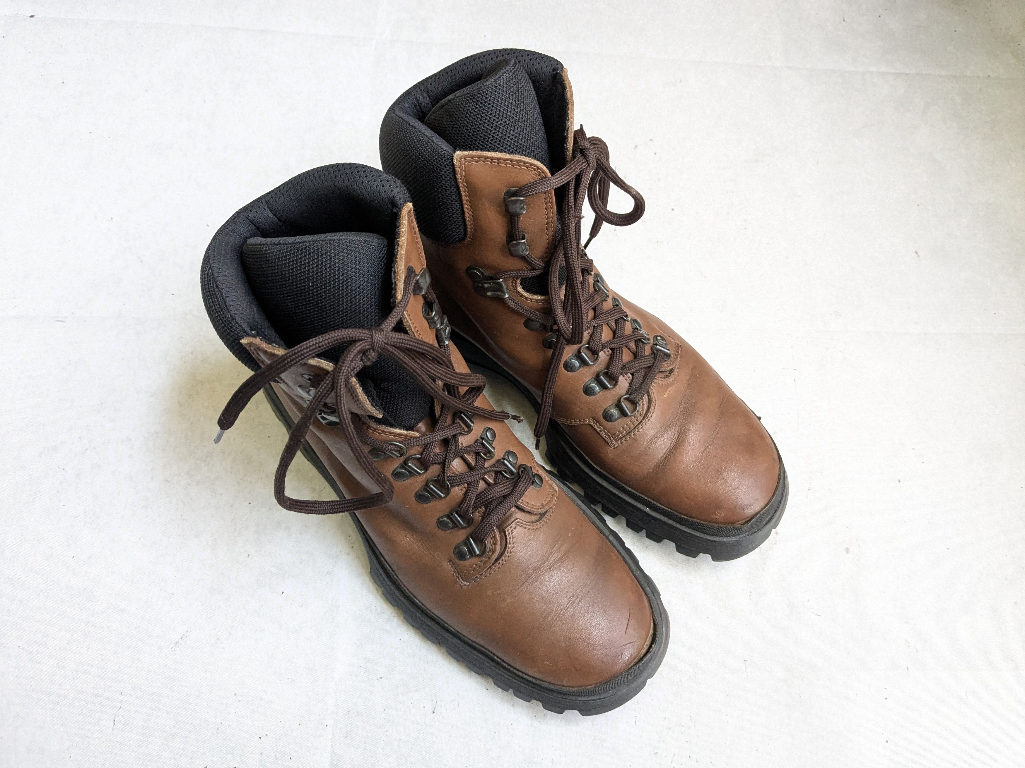 Prada Prada Combat Boots Brown 10.5 High Tops Leather Y2K Size US 10.5 / EU 43-44 - 4 Thumbnail