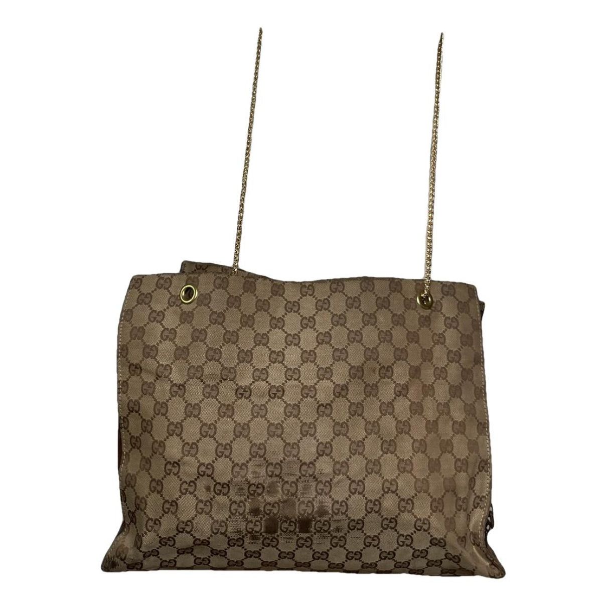 Gucci Jackie Vintage Beige Cotton Handbag Size ONE SIZE - 1 Thumbnail