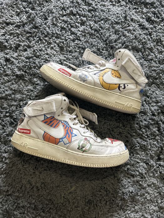 Supreme Air Force One High “Supreme NBA” | Grailed