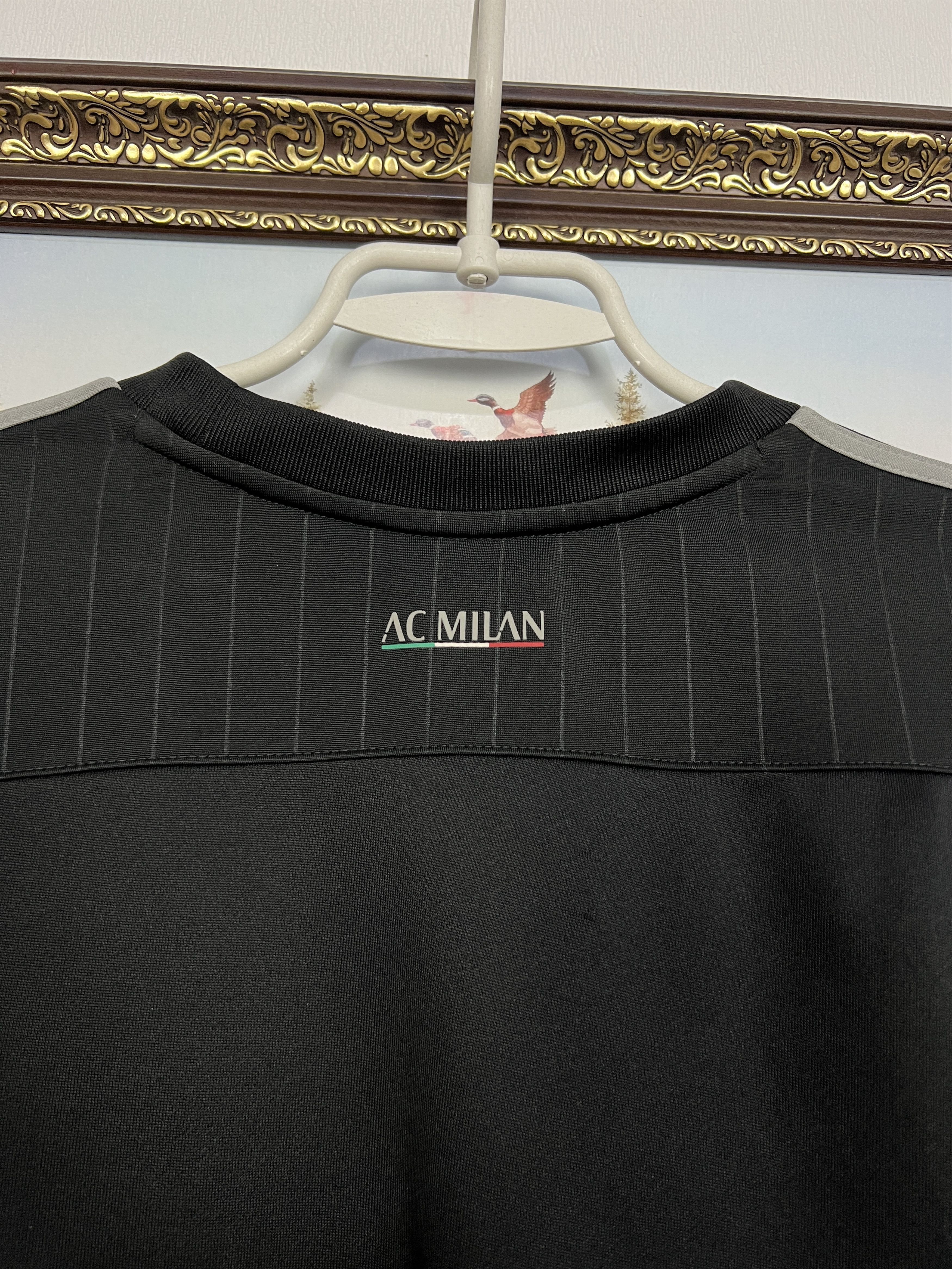Adidas AC Milan Football Train Sweatshirt Soccer Track Top Maglia Size US XL / EU 56 / 4 - 9 Thumbnail