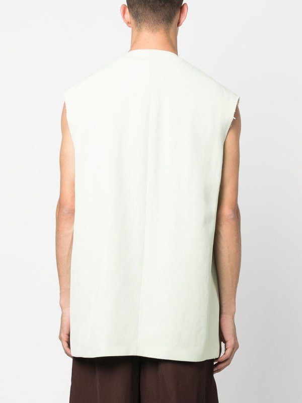 Jil Sander o1y0626 Vest in Light Green Size US M / EU 48-50 / 2 - 3 Thumbnail