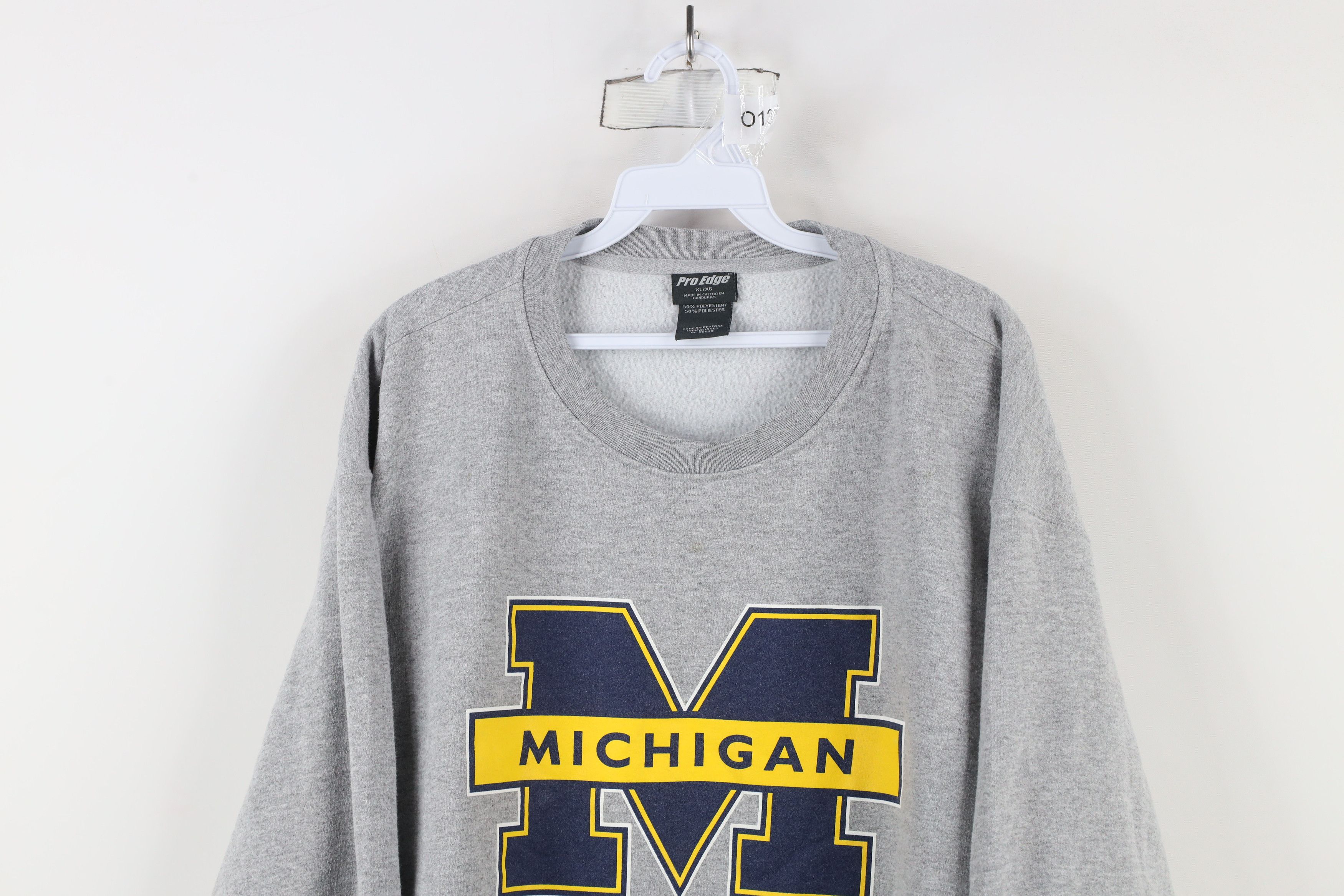 Vintage Vintage Block M University of Michigan Crewneck Sweatshirt Size US XL / EU 56 / 4 - 2 Thumbnail
