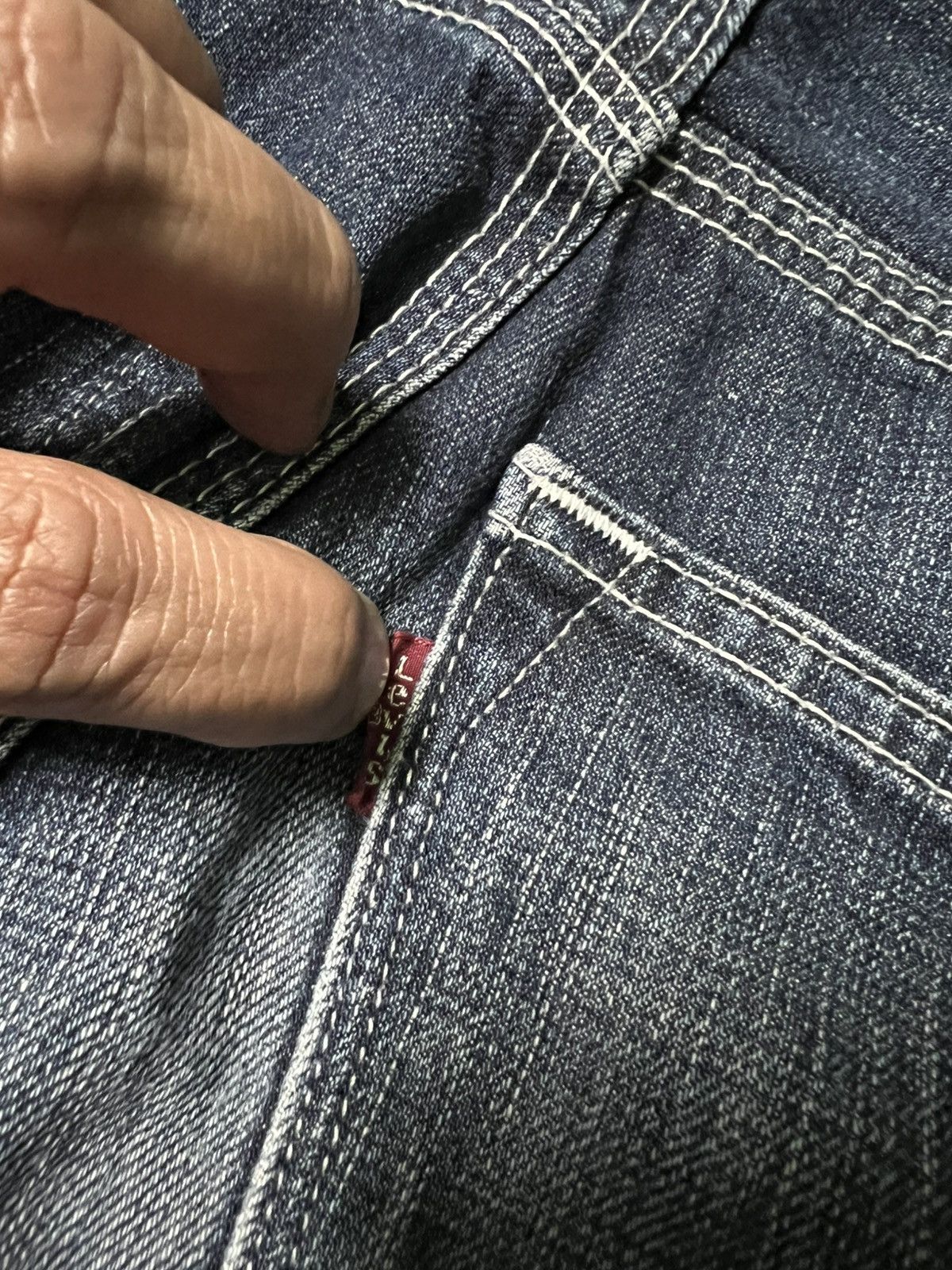 Levi's Vintage Levis 511 Distressed Washed Jean Size US 30 / EU 46 - 20 Thumbnail