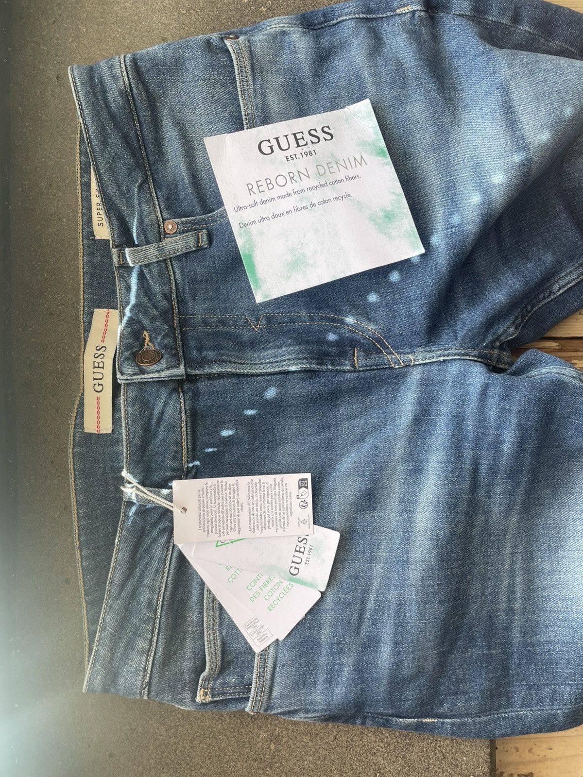 Guess Jeans Guess Reborn Denim Size US 32 / EU 48 - 3 Thumbnail