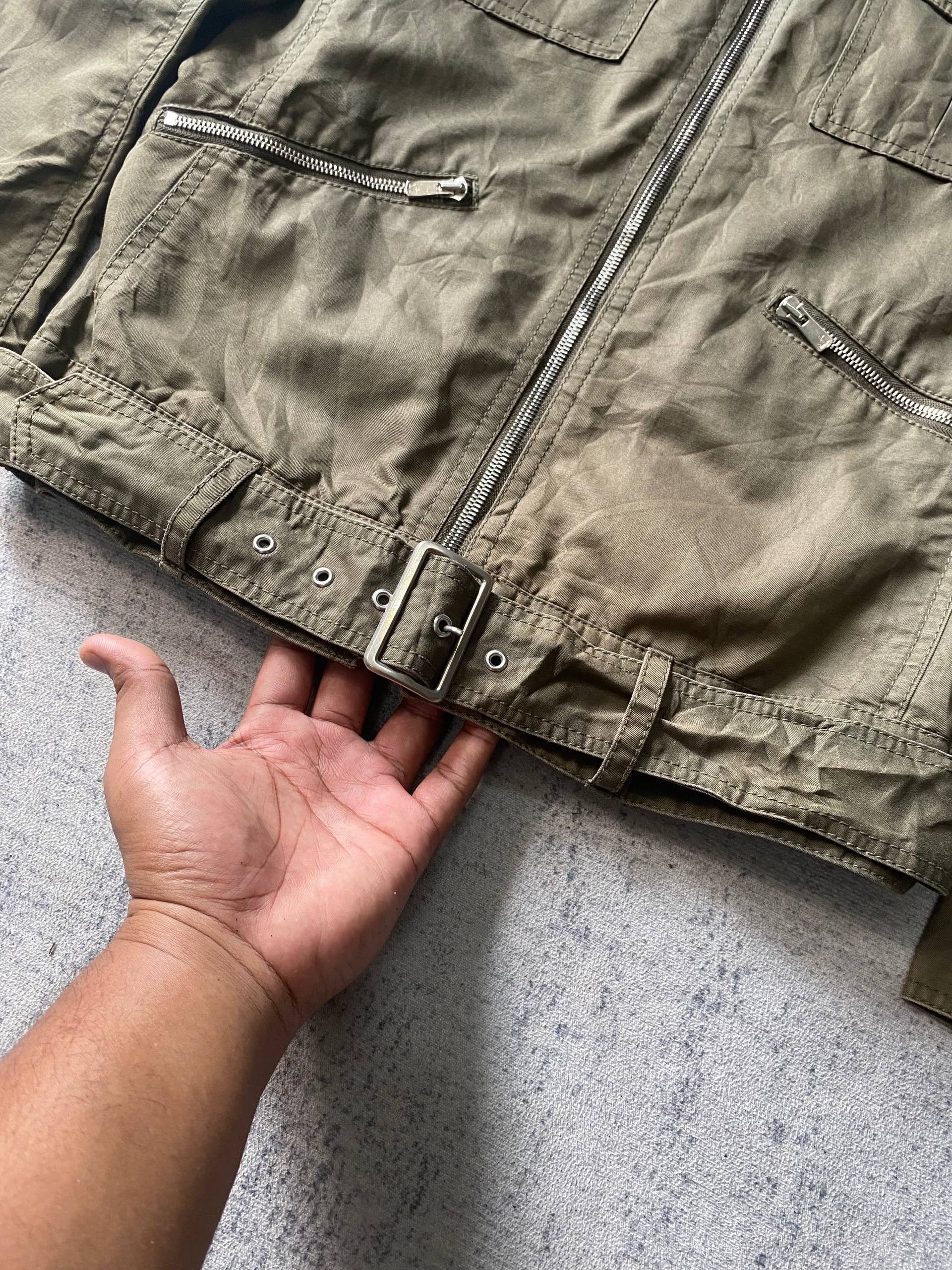Ships Jet Blue Ships Jet Blue Utility Belted Field Jacket Army Style Size US M / EU 48-50 / 2 - 3 Thumbnail