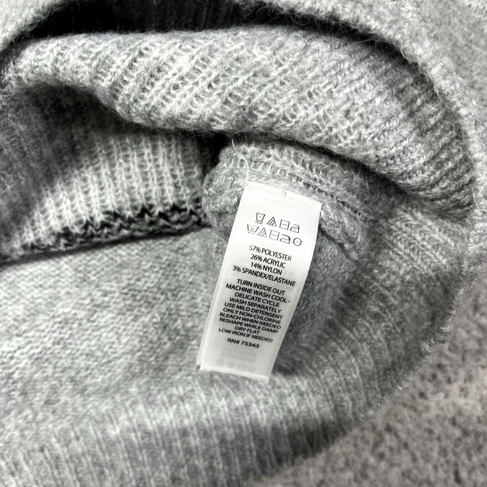 Vintage Cupcakes and Cashmere Dog Sweater Womens L Crew Neck Long Sleeve Gray Knit Pullover Christmas Holiday Animal Pattern Autumn Winter Size L / US 10 / IT 46 - 3 Thumbnail