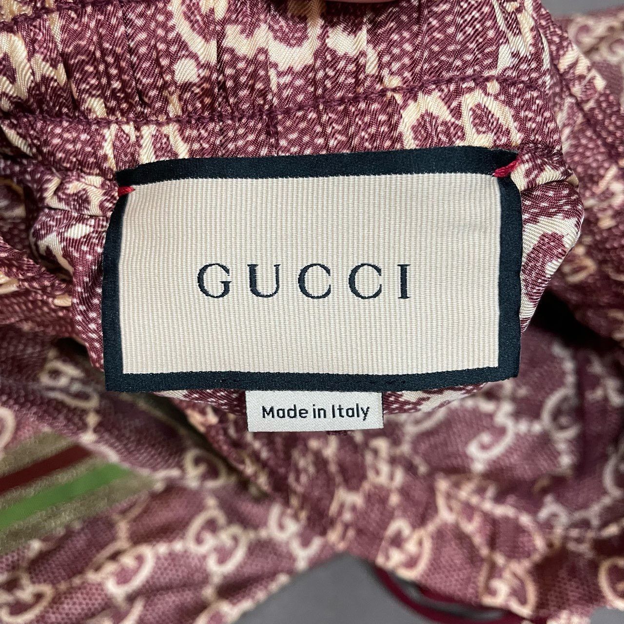 Gucci Gucci Size S Red and green side webbing full-print sweatpan Size US 28 / EU 44 - 5 Thumbnail