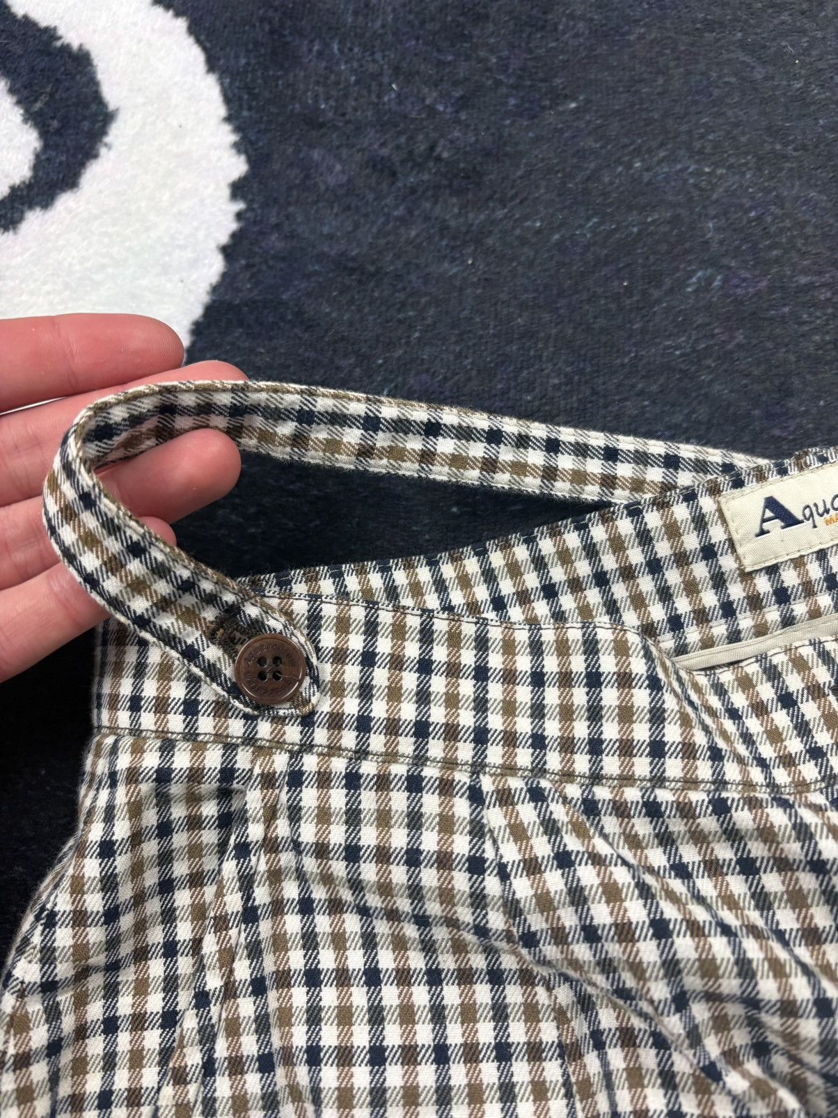 Aquascutum AQUASCUTUM Vintage Hype Checkered Streetwear Casual Rare Size 34" / US 12 / IT 48 - 7 Thumbnail
