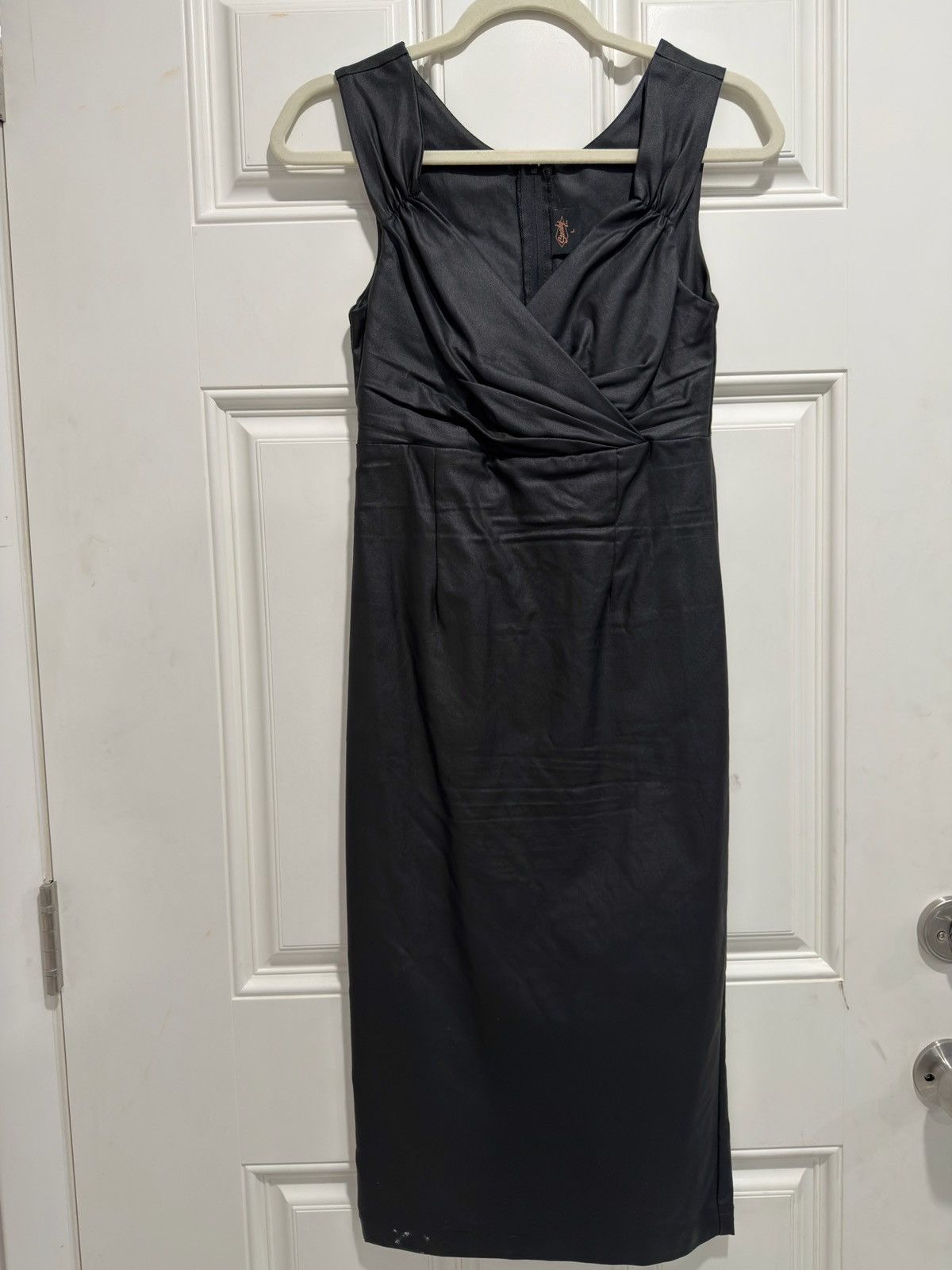 Other 1950’s Black leather dress Size L / US 10 / IT 46 - 1 Thumbnail
