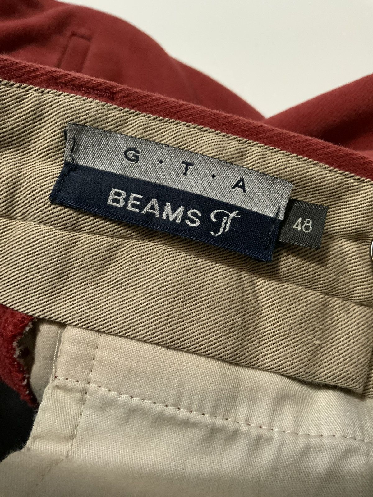 Beams Plus GTA Beams Made In Italy Pleated Japanese Chino Pants Size US 32 / EU 48 - 4 Thumbnail