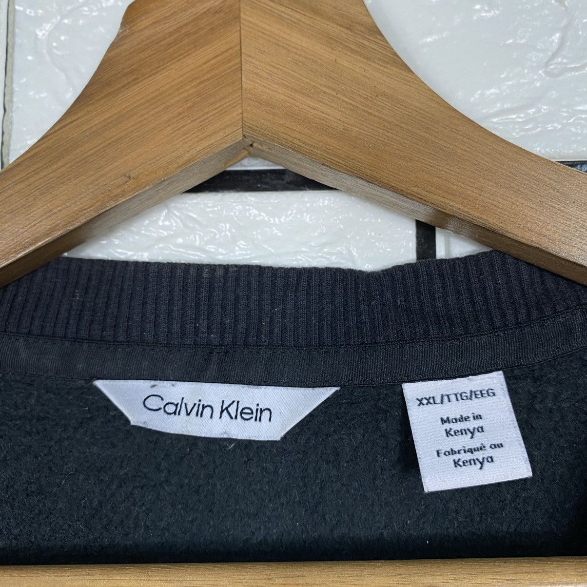 Japanese Brand Vintage Sweatshirt Calvin Klein Big Logo Size US XXL / EU 58 / 5 - 15 Thumbnail