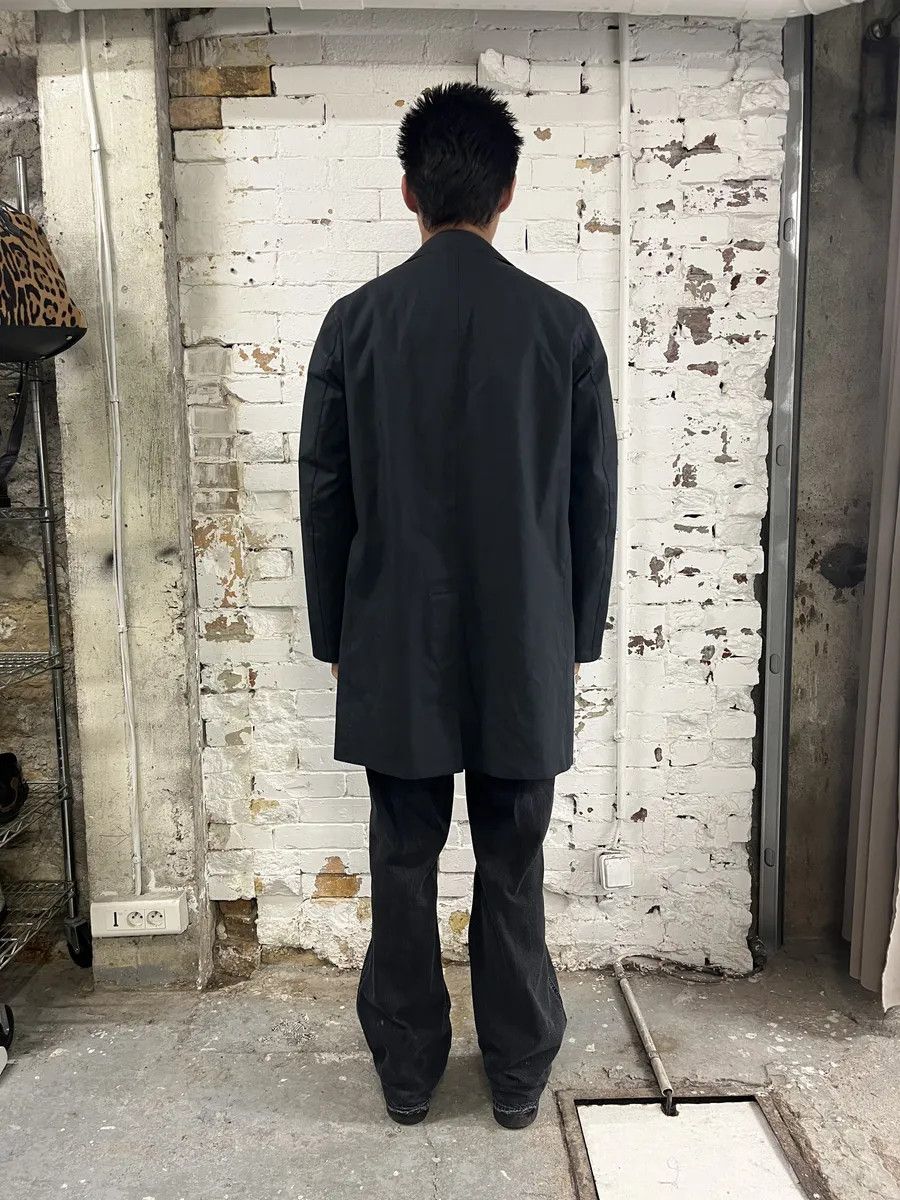 Prada 2000s Prada Black Imperial Premium Light Long Trench Jacket Size US M / EU 48-50 / 2 - 3 Thumbnail