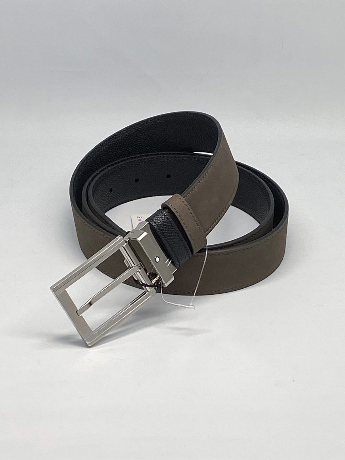 Montblanc Montblanc Trapeze Adjustable & Reversible Leather Belt Size ONE SIZE - 2 Thumbnail