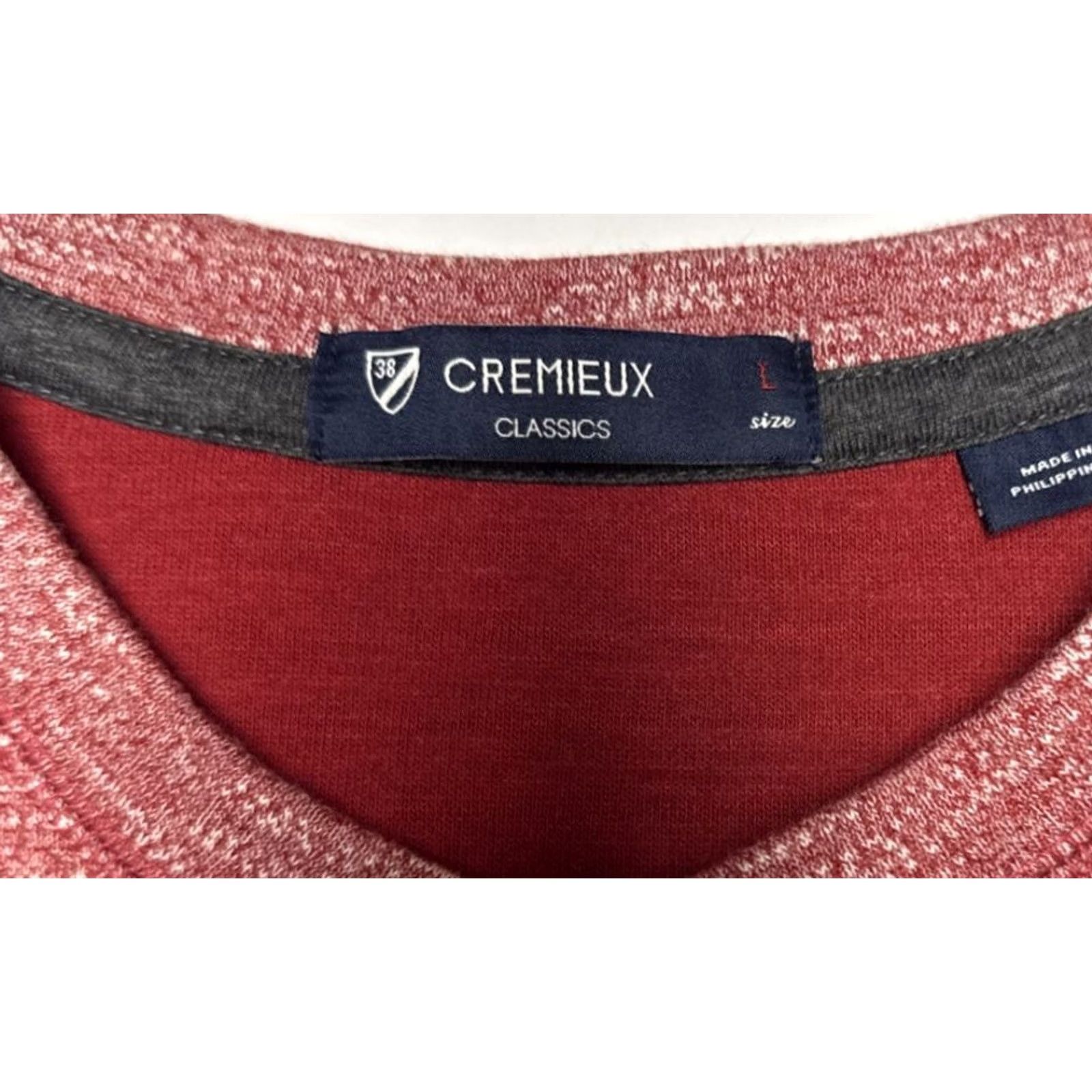 Cremieux Cremieux Classics Men Long Sleeve Henley Thermal Shirt Red L Mens Thermal Henley Shirt Size US L / EU 52-54 / 3 - 2 Thumbnail