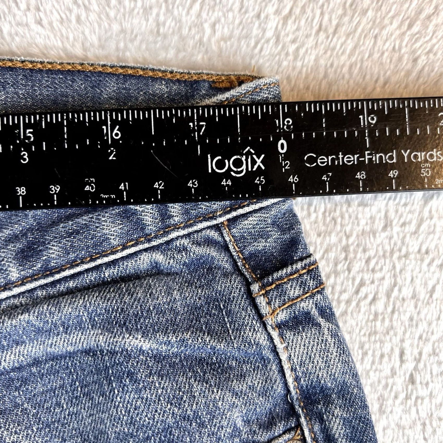 American Eagle Outfitters VINTAGE American Eagle Outfitters Jeans Women Bootcut 14 Blue Denim Y2K VTG Jeans Regular Womens Size 36" / US 14 / IT 50 - 6 Thumbnail