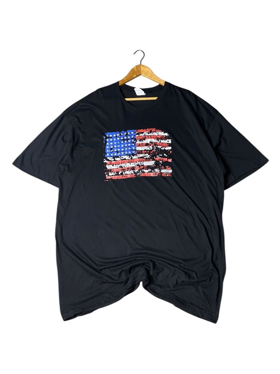 Japanese Brand 🇺🇸 Shop4ever American Flags Distressed Tshirt (143) Size US L / EU 52-54 / 3 - 1 Thumbnail