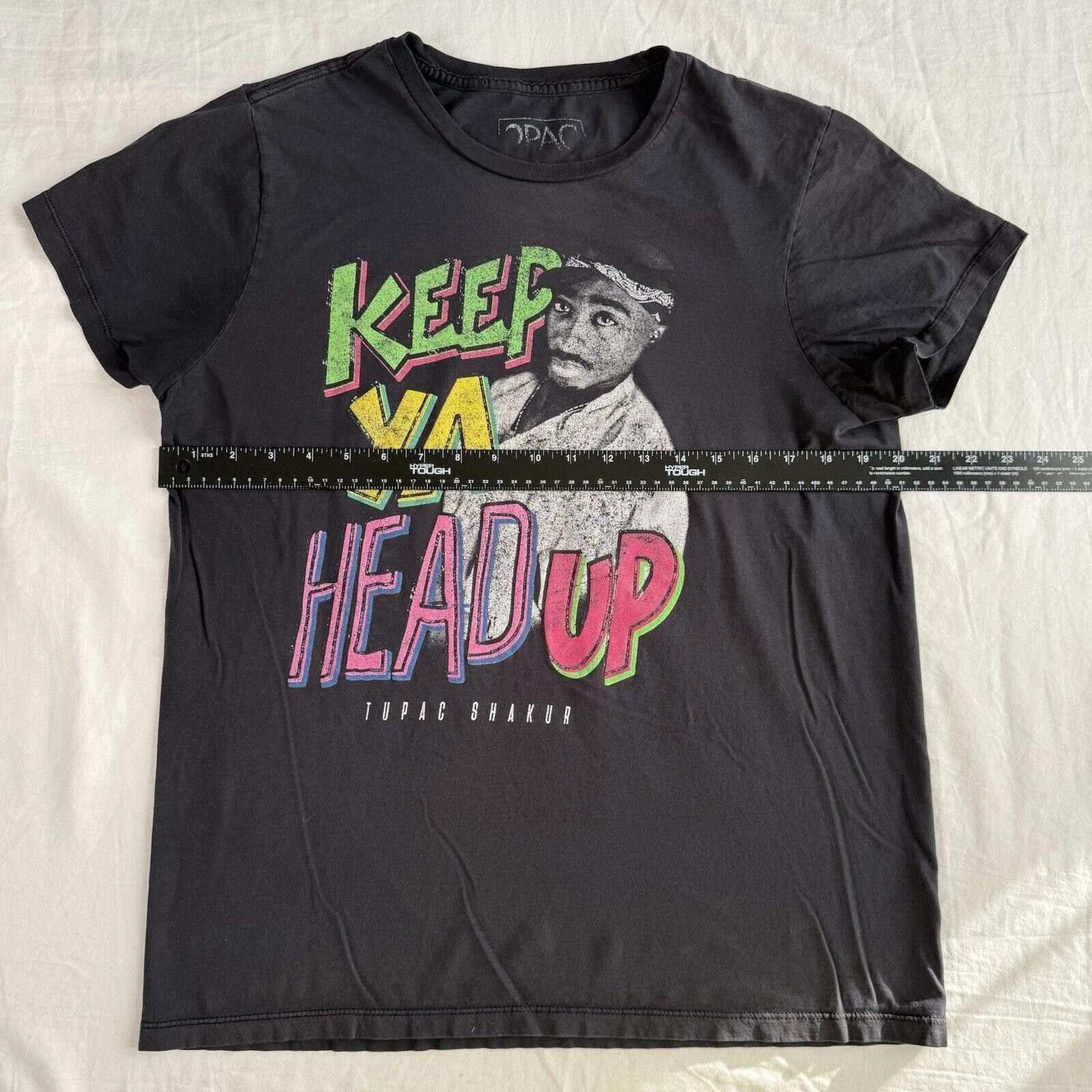 Other Tupac Shakur Keep Ya Head Up T-Shirt Rap Men's Size M Black Size US M / EU 48-50 / 2 - 4 Thumbnail