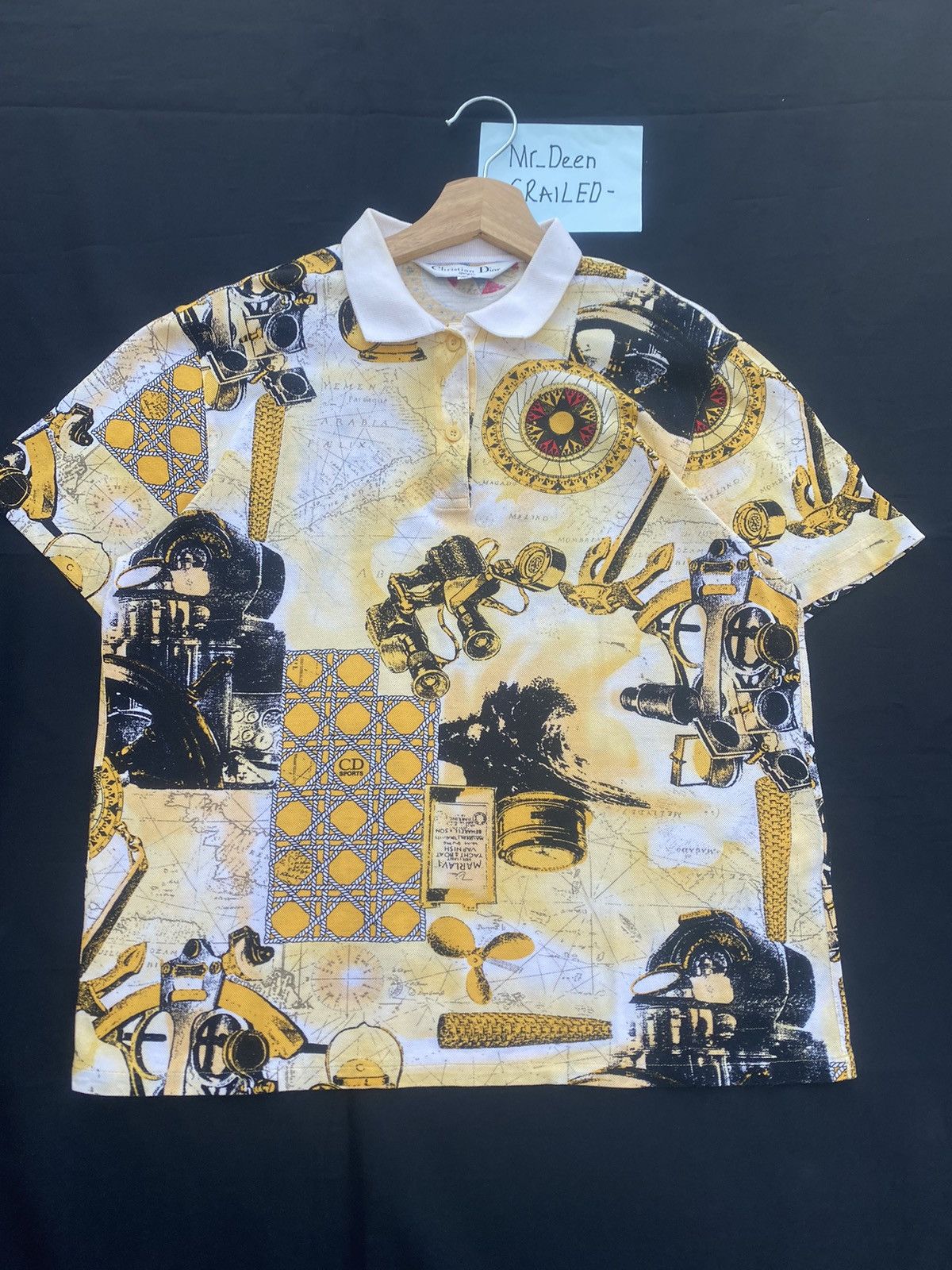 Christian Dior Monsieur Rare Vintage Christian Dior Full Prints Polo Shirt Size US S / EU 44-46 / 1 - 5 Thumbnail