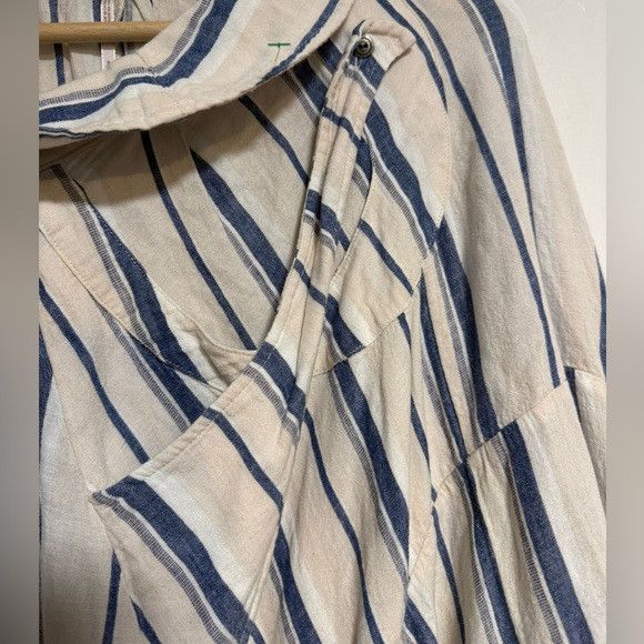 Free People Free People Striped Oversized Button-Up Tunic – Size S Size S / US 4 / IT 40 - 8 Thumbnail
