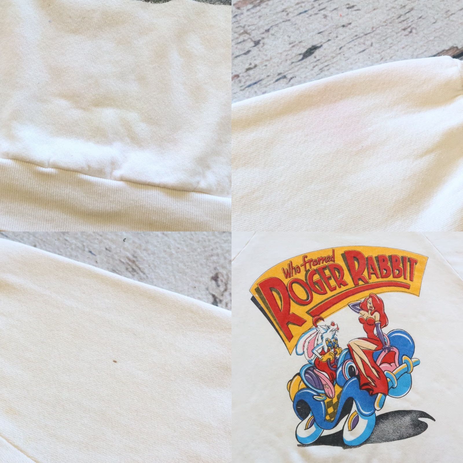 Disney VINTAGE Disney Who Framed Roger Rabbit Sweatshirt Shirt XL White Men Size US XL / EU 56 / 4 - 8 Thumbnail