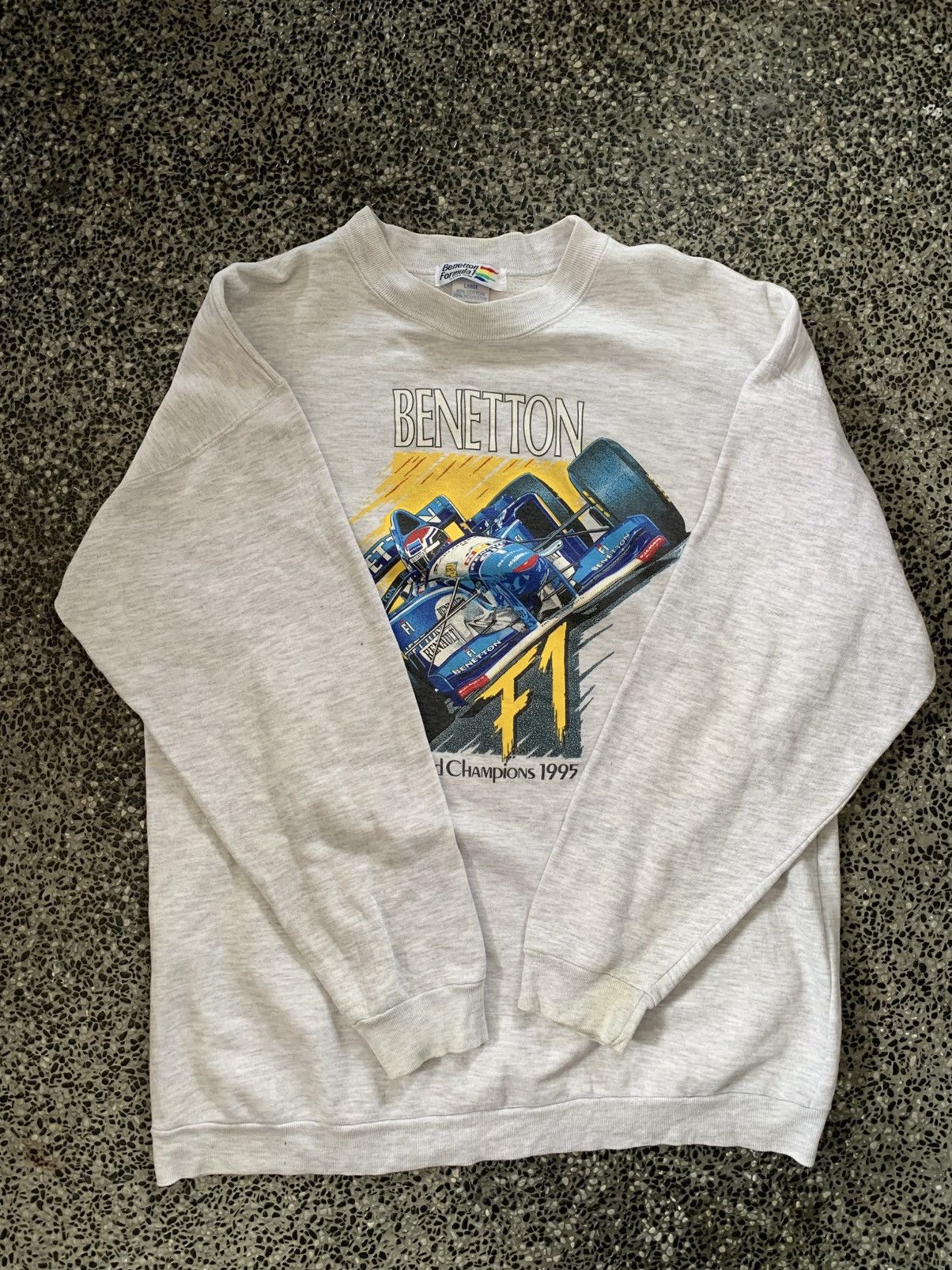 Formula 1 Vintage 90s Benetton Formula 1 Racing Team Sweatshirt Size US L / EU 52-54 / 3 - 11 Thumbnail