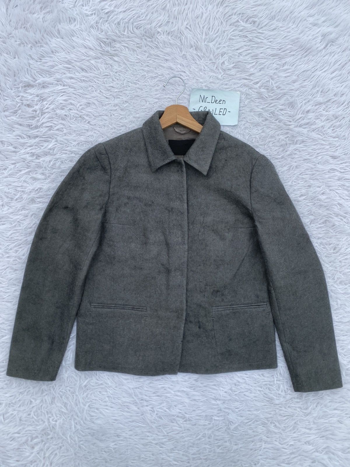 Prada Rare Vintage PRADA Wool Short Coat/Jacket Size US S / EU 44-46 / 1 - 1 Thumbnail