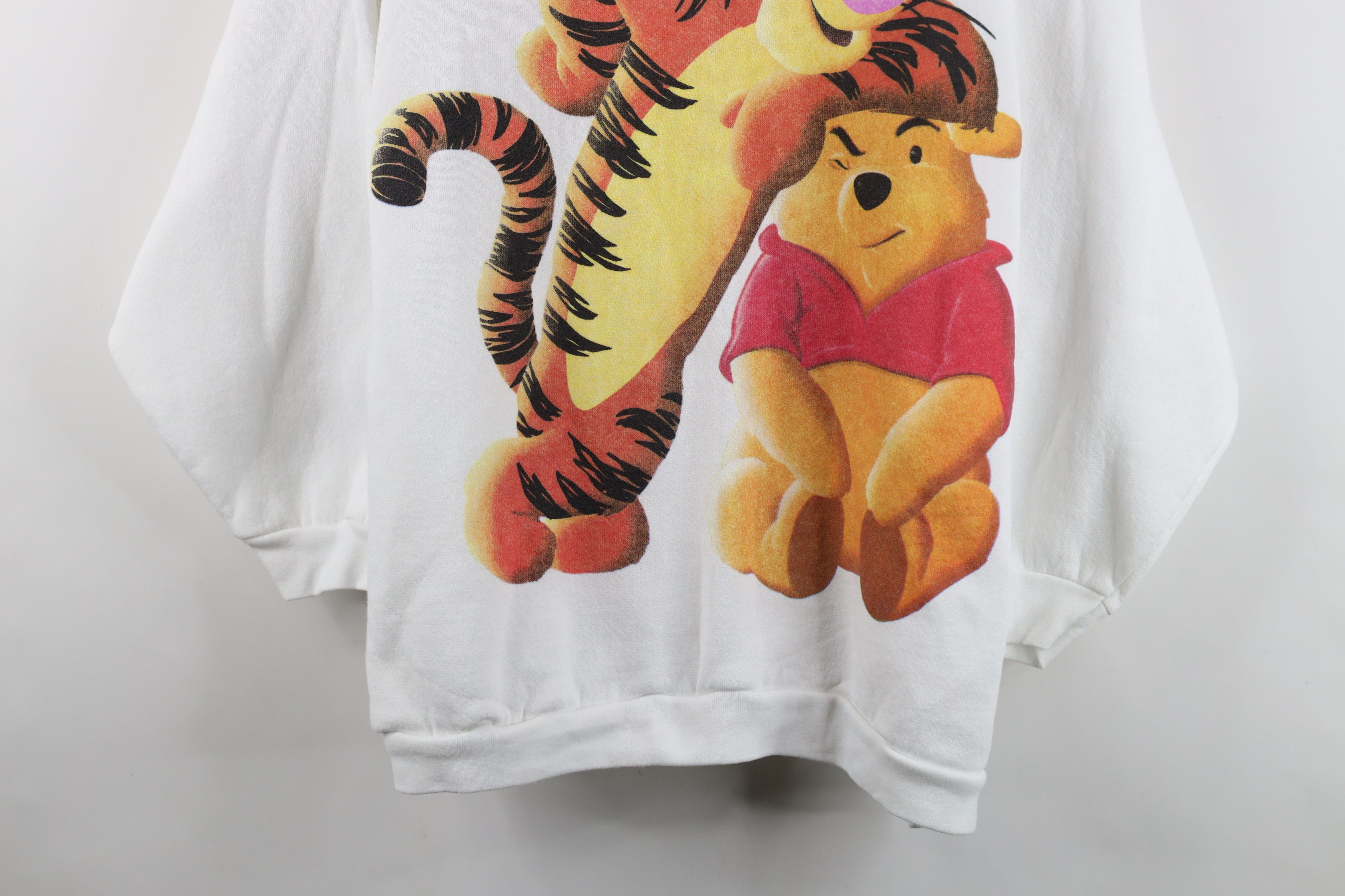 Disney Vintage 90s Disney Winnie the Pooh Tigger Sweatshirt USA Size US XXL / EU 58 / 5 - 3 Thumbnail