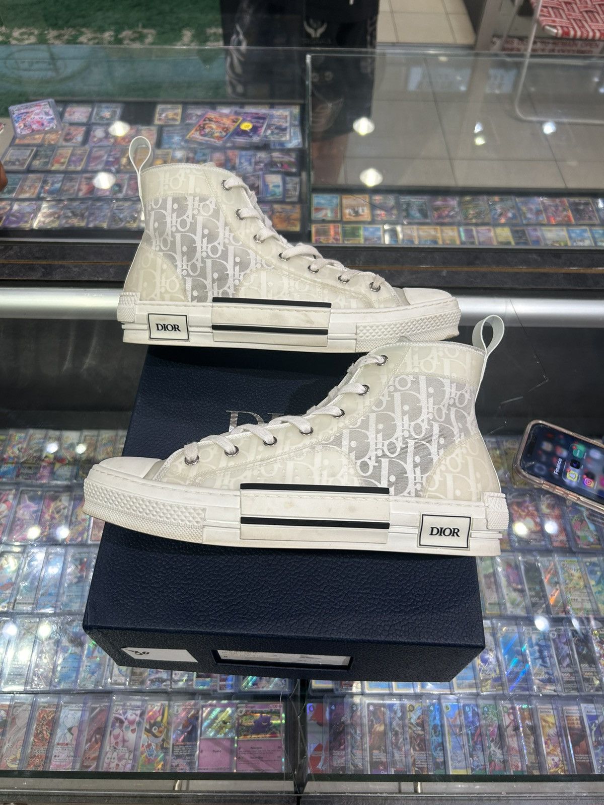 Dior Dior b23 High white oblique Size US 10 / EU 43 - 1 Thumbnail