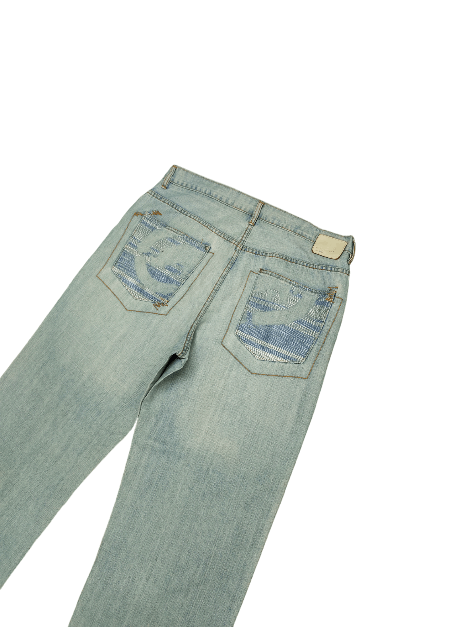 Ecko Unltd. Baggy Jeans Ecko Embroidered Pocket Denim Wide Y2k Jnco Size US 38 / EU 54 - 5 Thumbnail